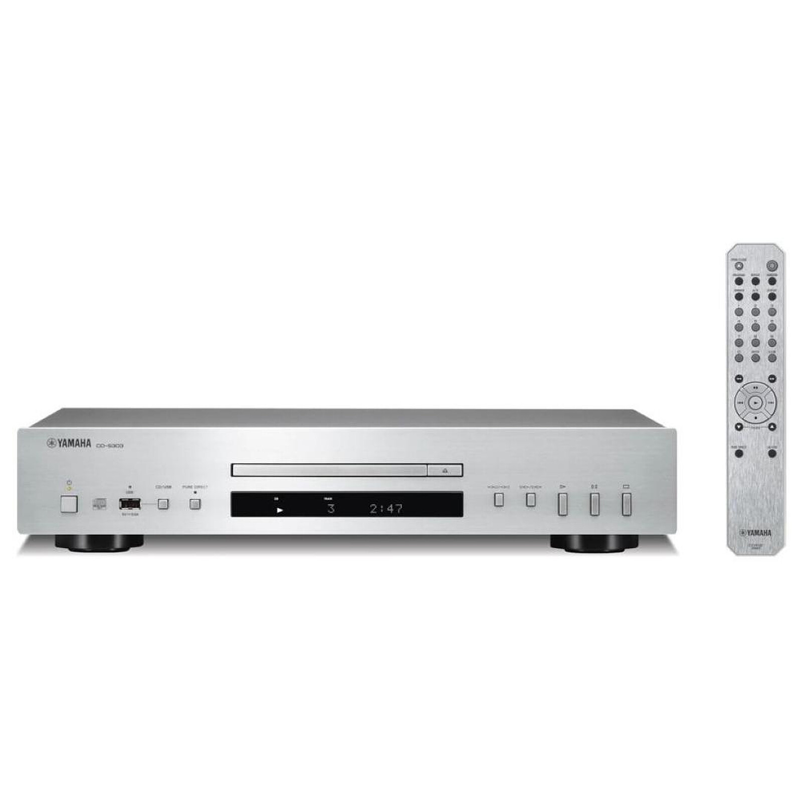Platine CD Yamaha Lecteur CD de salon CD-S303 Argent - Autre vue