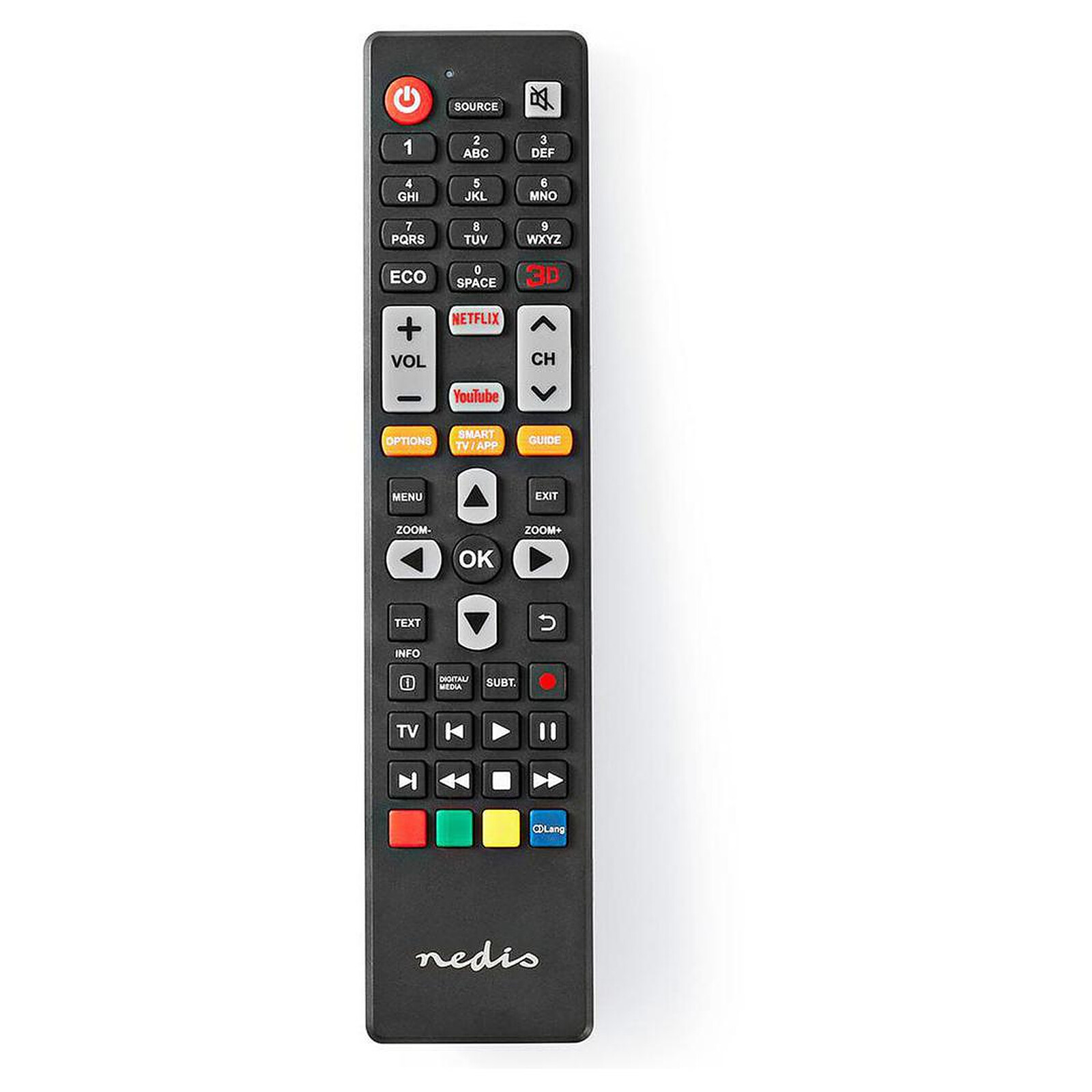 Télécommande Nedis TVRC40TCBK - Autre vue