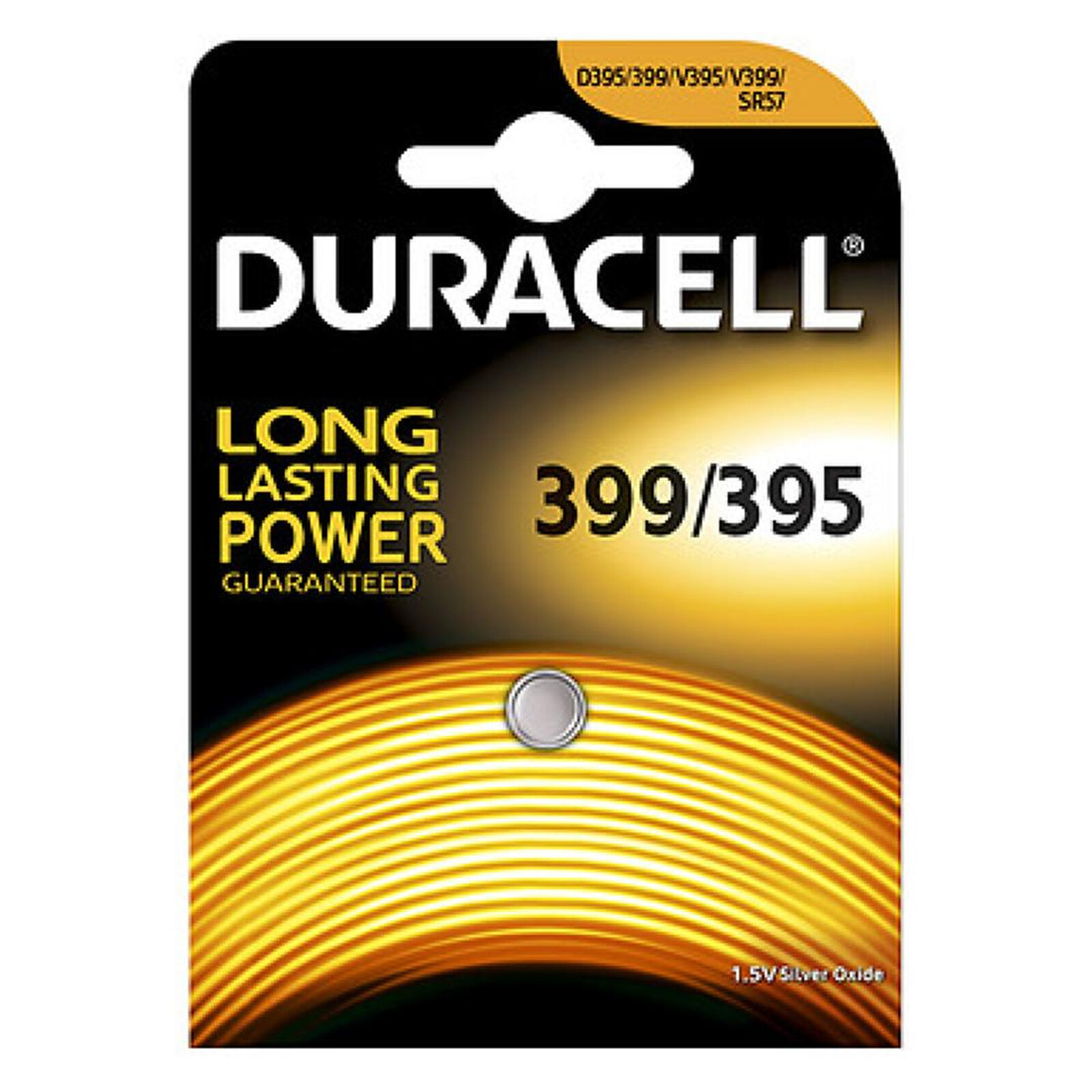 Pile et chargeur Duracell 399/395 1.5V - Autre vue