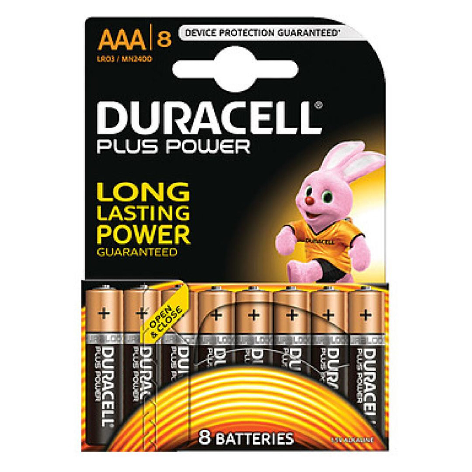 Pile et chargeur Duracell Plus Power AAA (par 8) - Autre vue