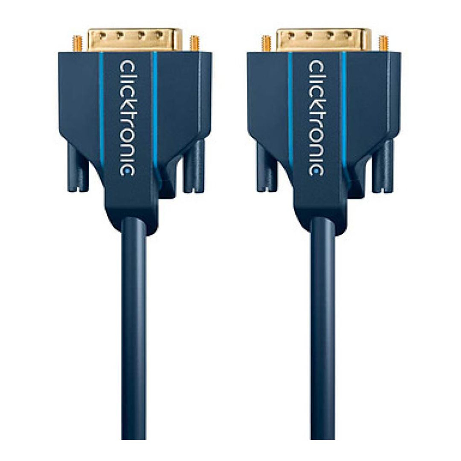 Câble DVI Clicktronic Câble DVI-D - 7.5 m - Autre vue