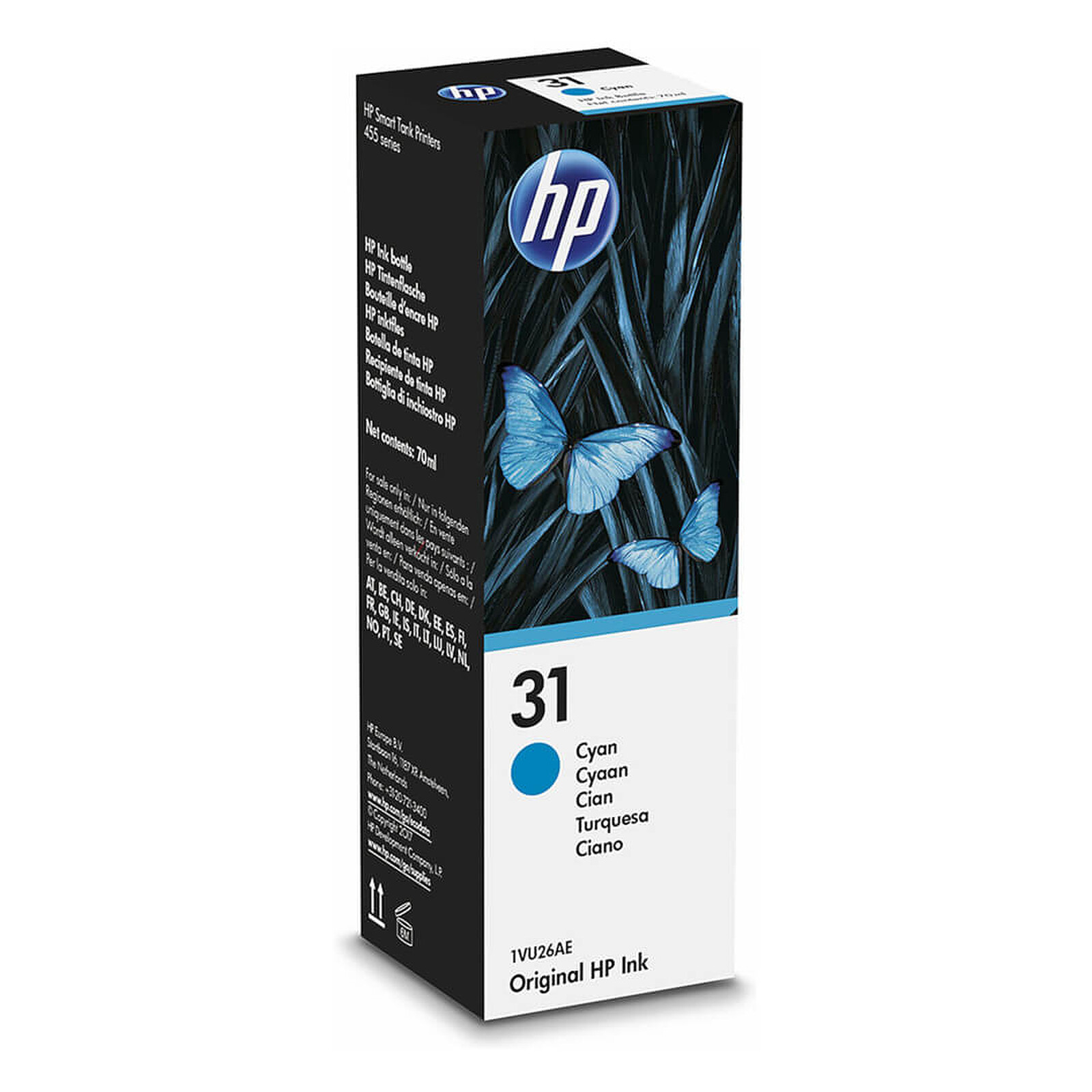 Cartouche d'encre HP 31 - Cyan - Autre vue