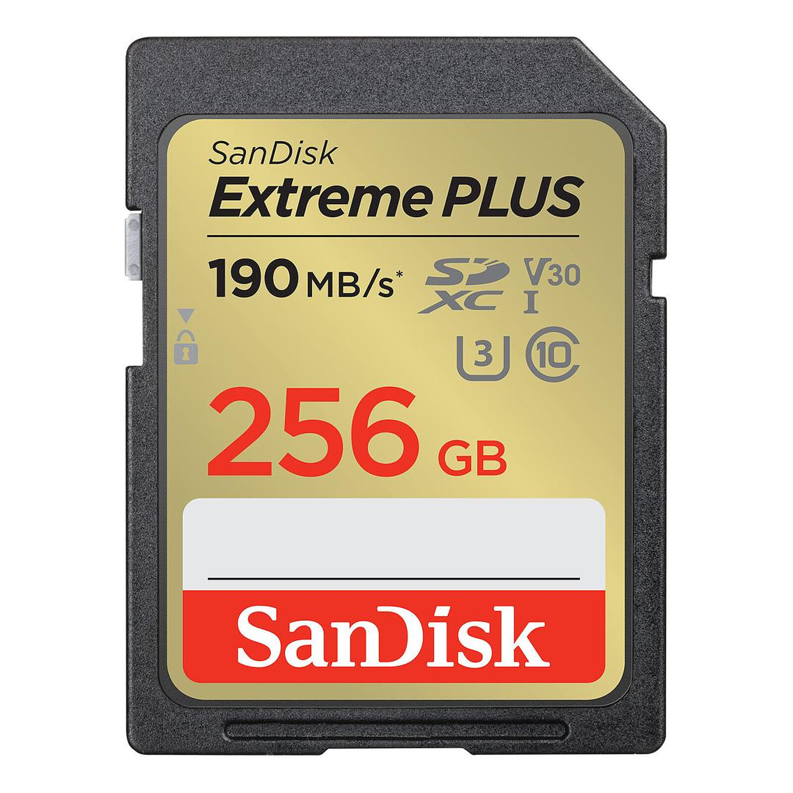 Carte SD SanDisk Extreme PLUS SDXC UHS-I   256 Go - Autre vue
