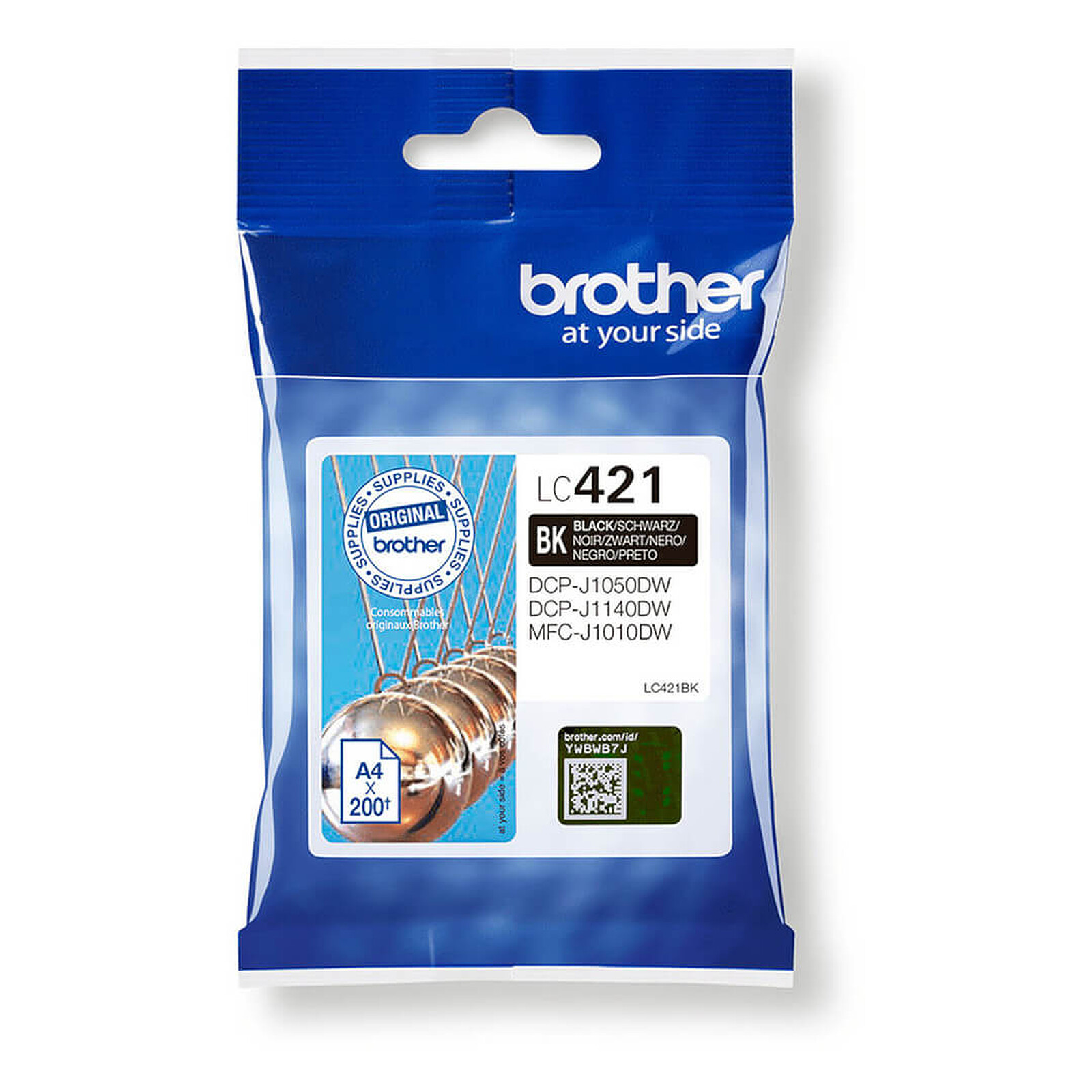 Cartouche d'encre Brother LC421 Noir - Autre vue