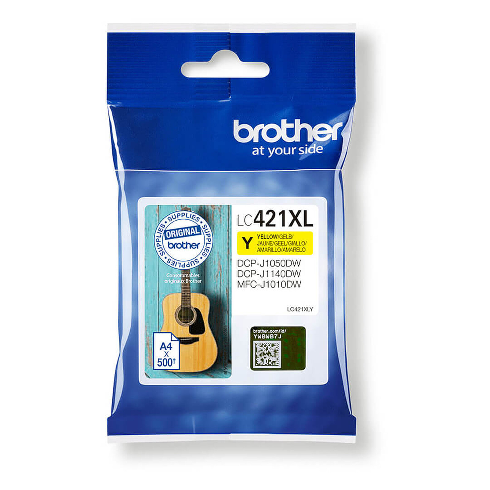 Cartouche d'encre Brother LC421XL Jaune - Autre vue