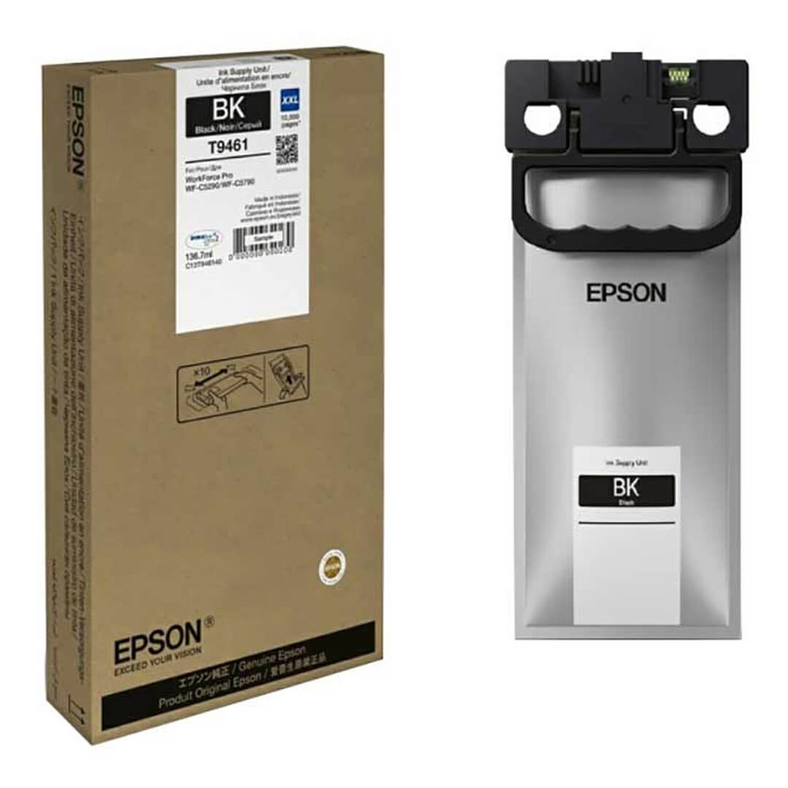Cartouche d'encre Epson WF-C5X90 Series Ink Cartridge XXL Noir - Autre vue