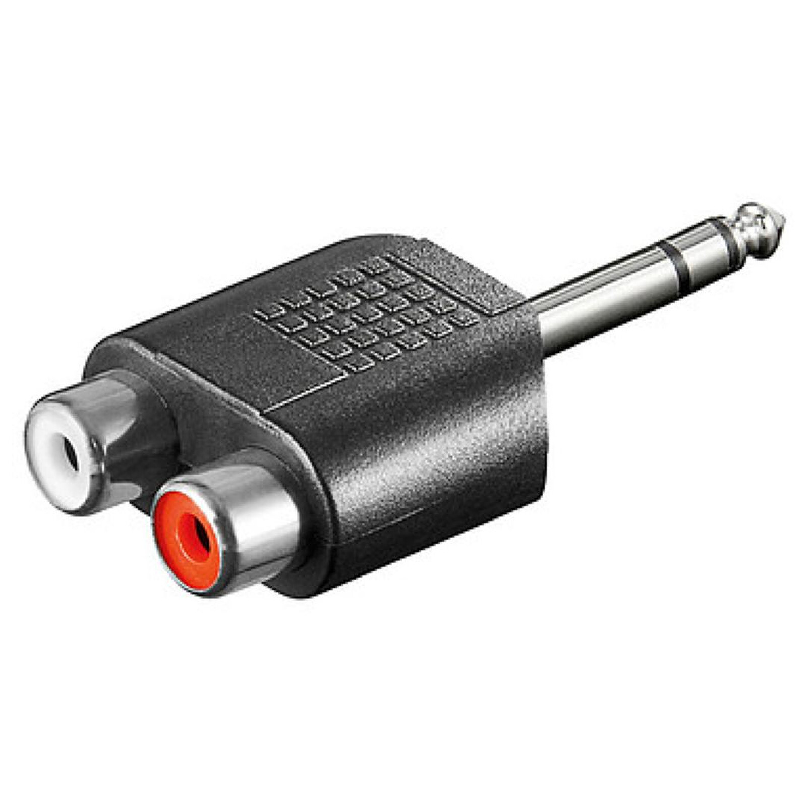 Adaptateur audio Adaptateur 2x RCA Femelle / Jack 6,35 mm Mâle - Autre vue