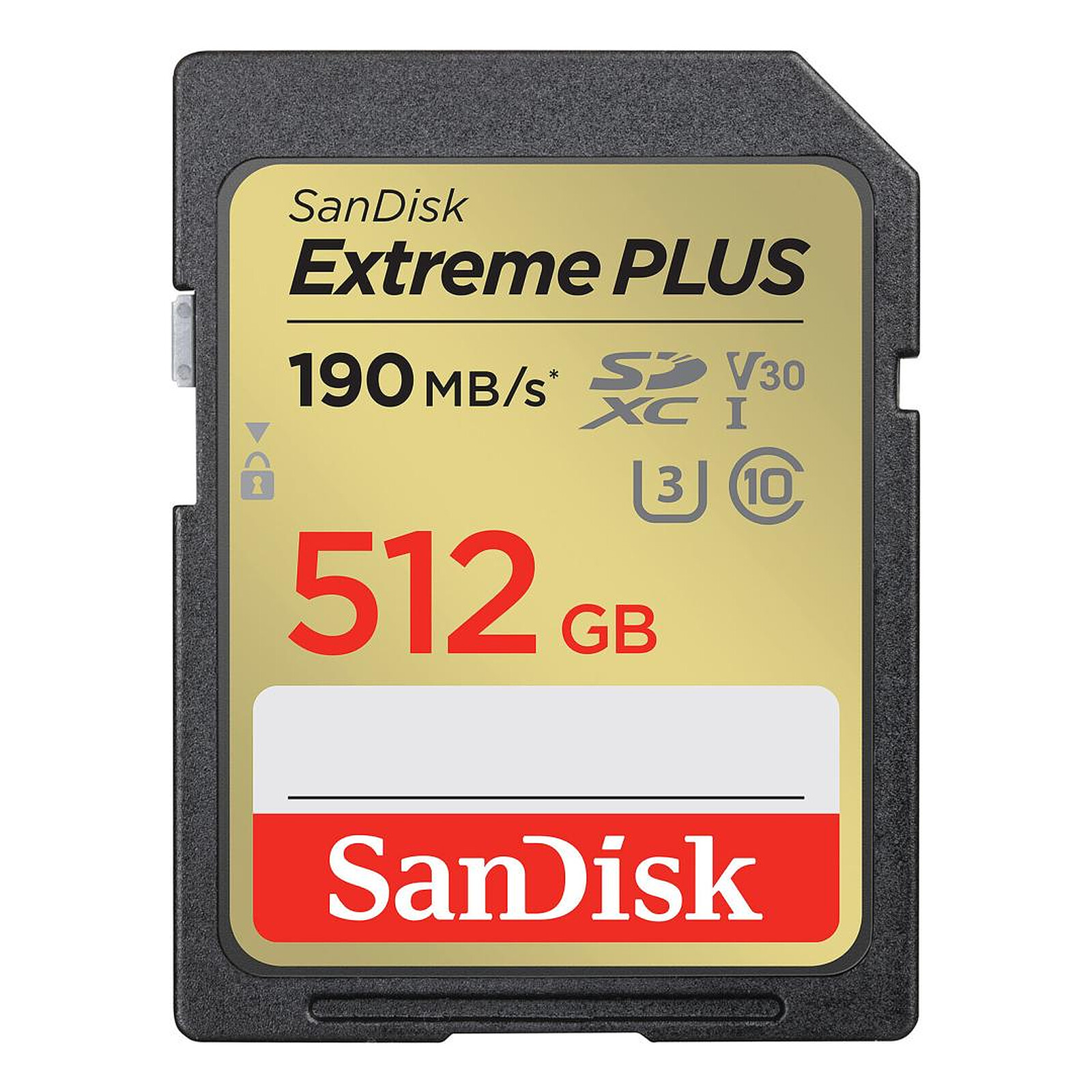 Carte SD SanDisk Extreme PLUS SDXC UHS-I   512 Go - Autre vue