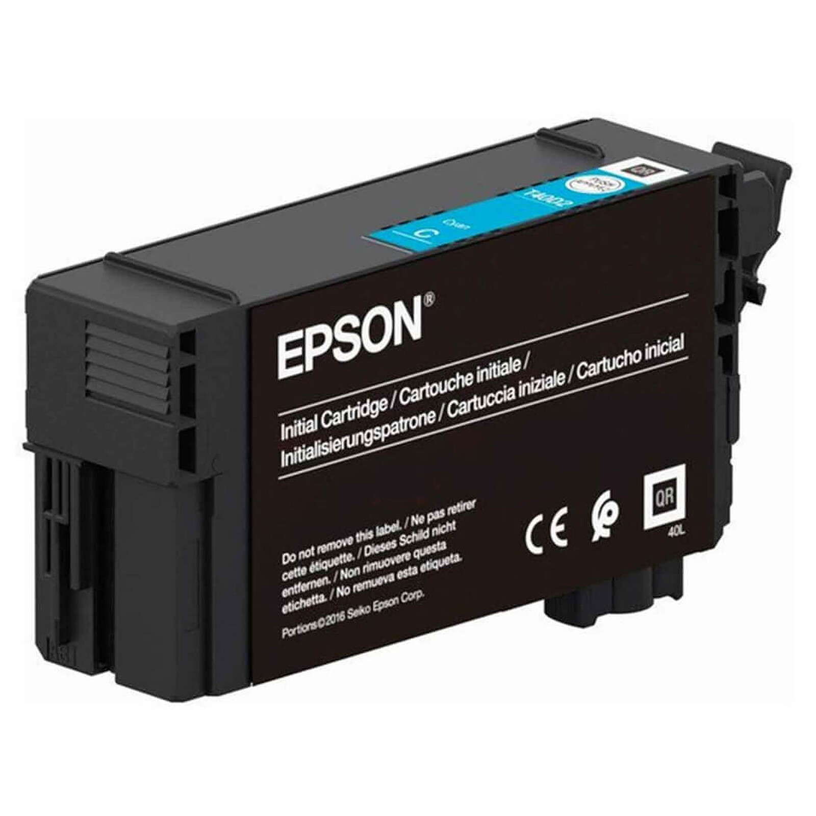 Cartouche d'encre Epson UltraChrome XD2 T40C240 Cyan  - Autre vue