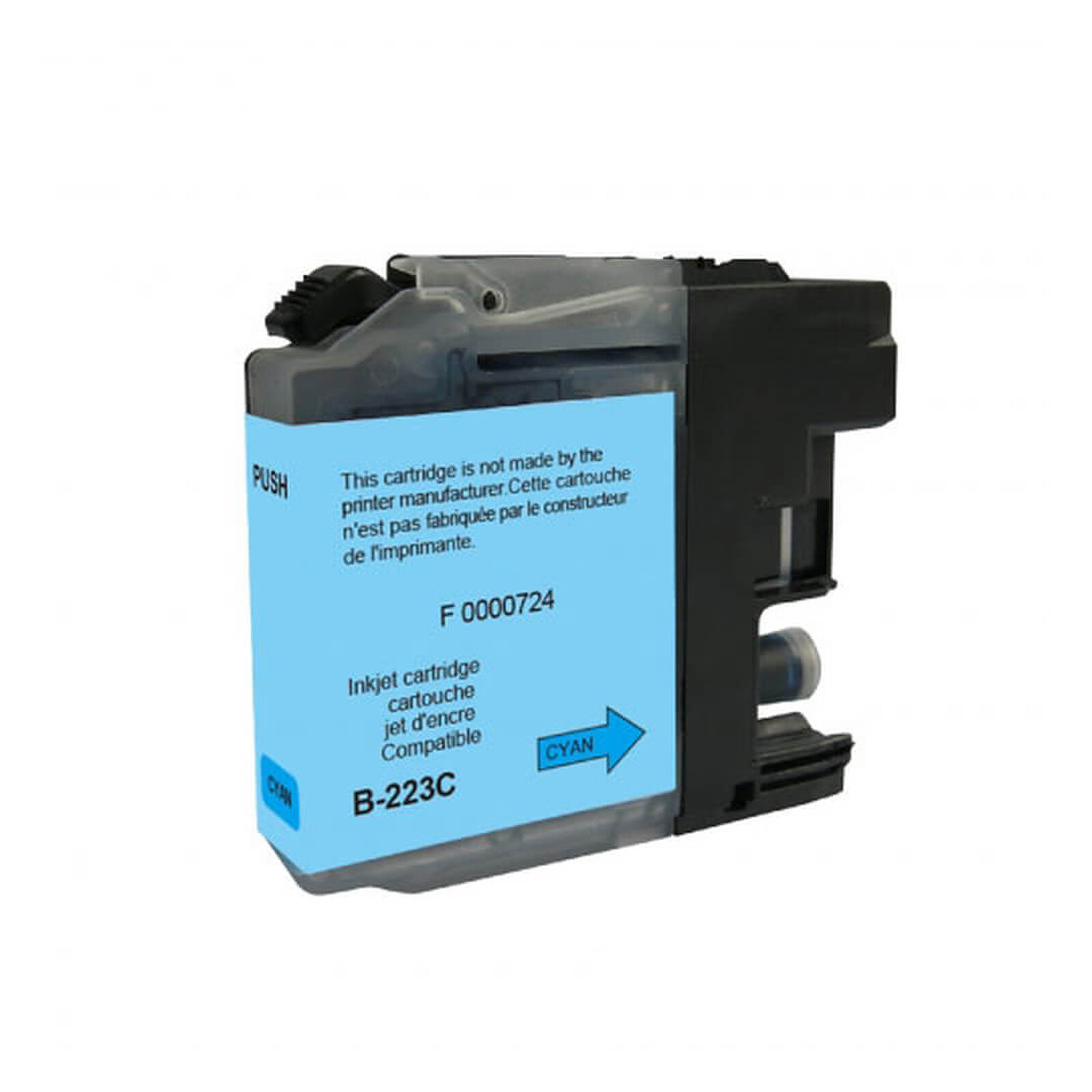 Cartouche d'encre Cartouche Brother LC223C - Cyan - Autre vue