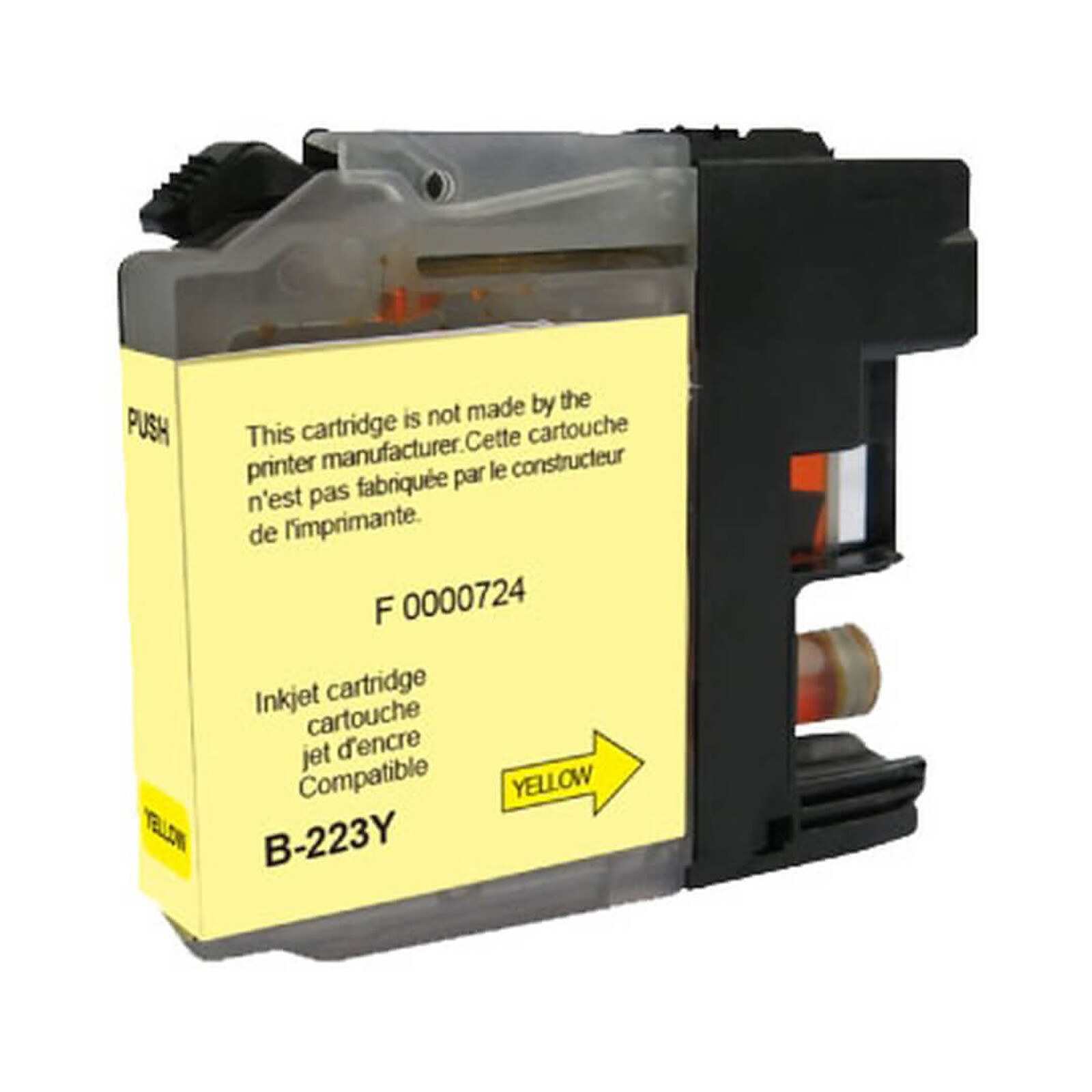 Cartouche d'encre Cartouche Brother LC223Y - Jaune - Autre vue