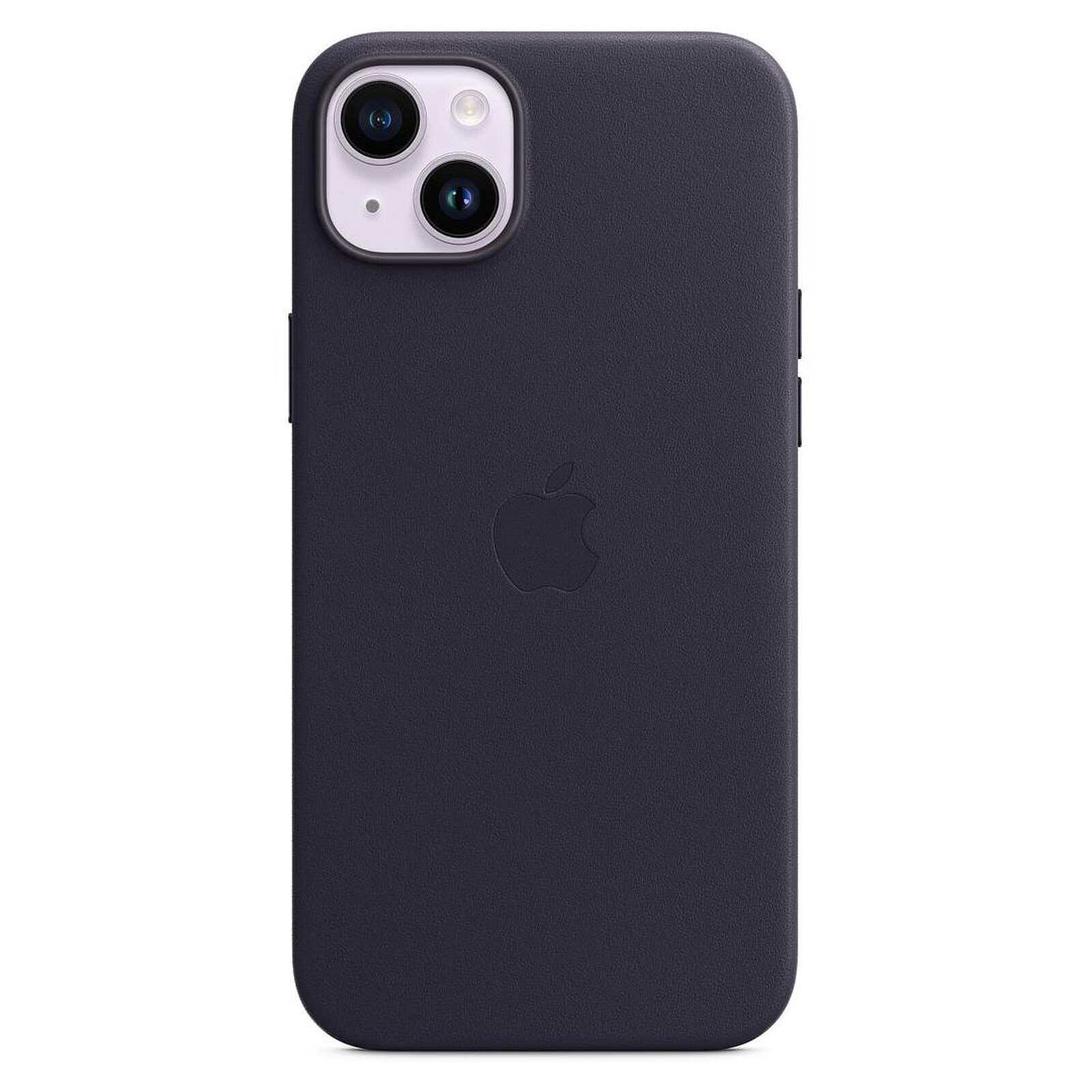 Coque et housse Apple Coque en cuir avec MagSafe pour iPhone 14 Plus - Encre violette - Autre vue