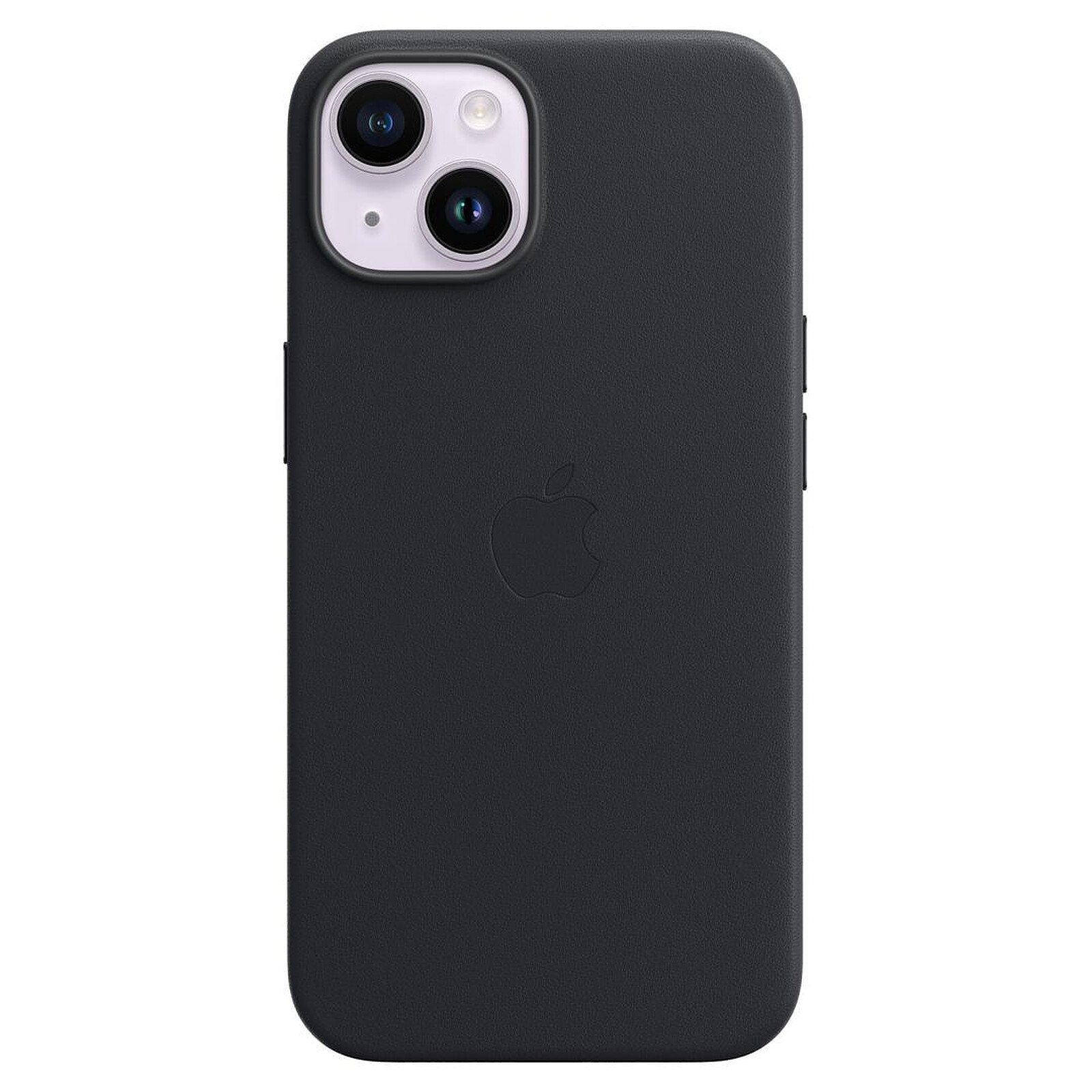 Coque et housse Apple Coque en cuir avec MagSafe pour iPhone 14 - Minuit - Autre vue