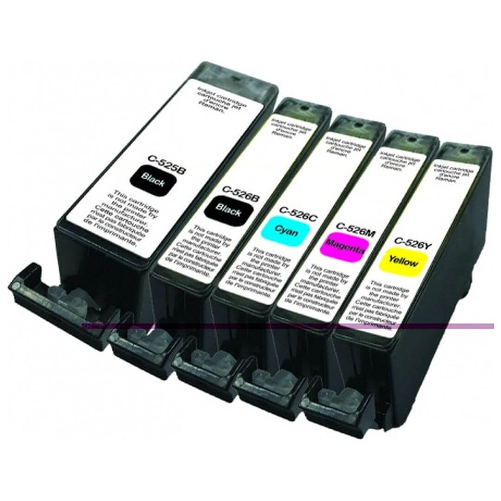 Cartouche d'encre Cartouche C-525/526 - Multipack x5 - Autre vue