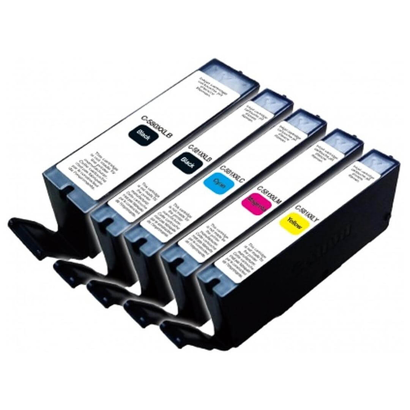 Cartouche d'encre Cartouche C-581XXL - Multipack x5 - Autre vue
