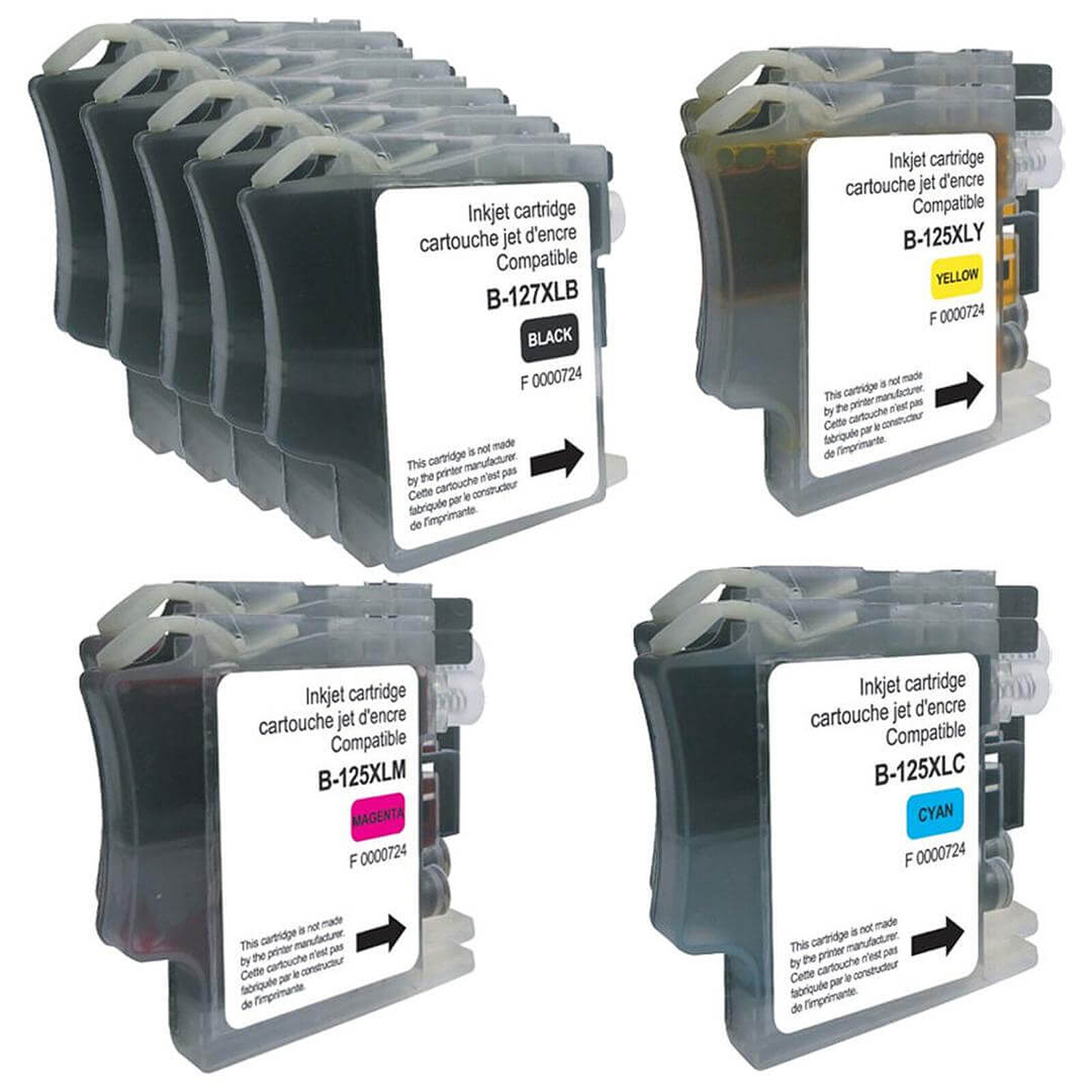 Cartouche d'encre Cartouche LC125XL/LC127XL - Multipack x11 - Autre vue