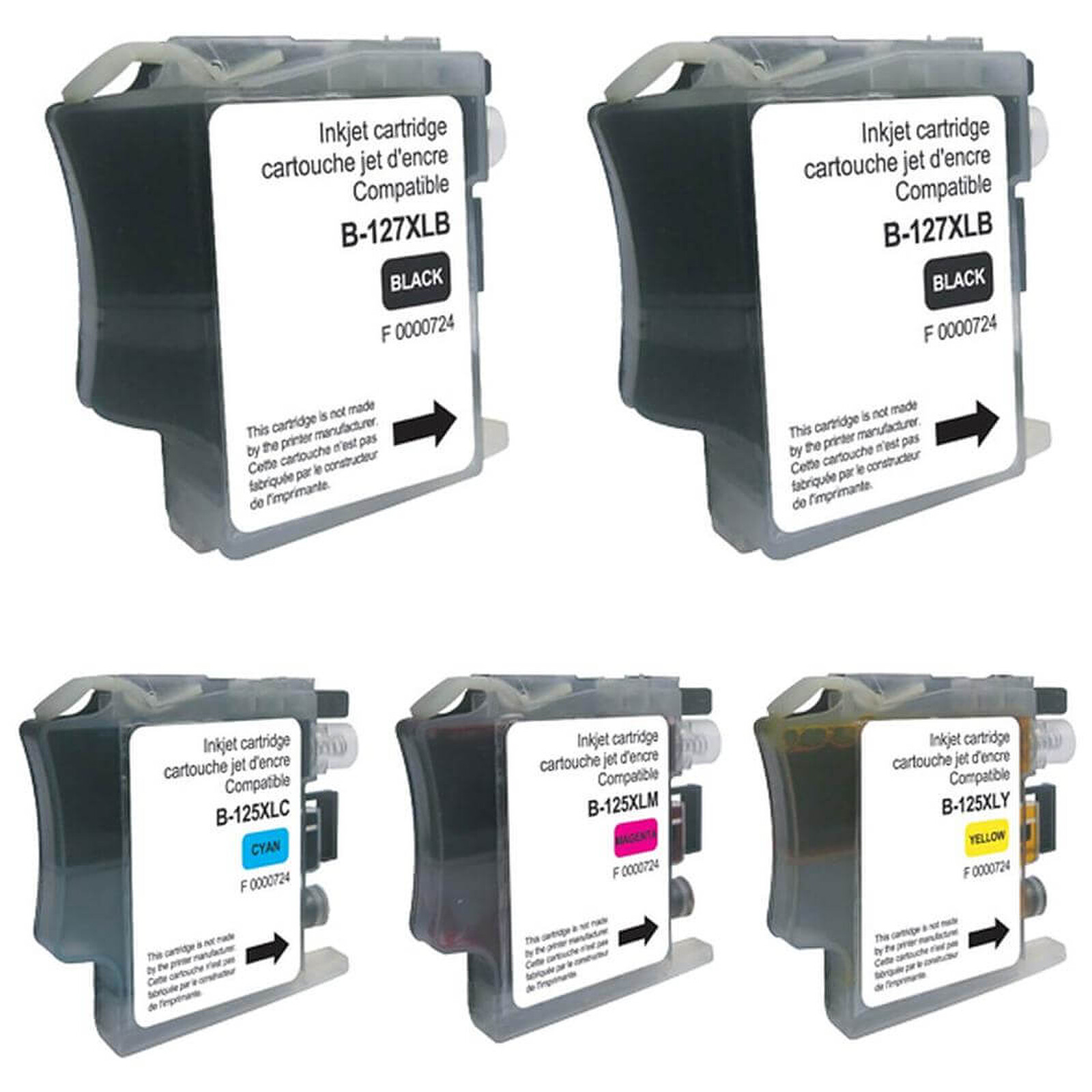 Cartouche d'encre Cartouche LC127XL/LC125XL - Multipack x5 - Autre vue