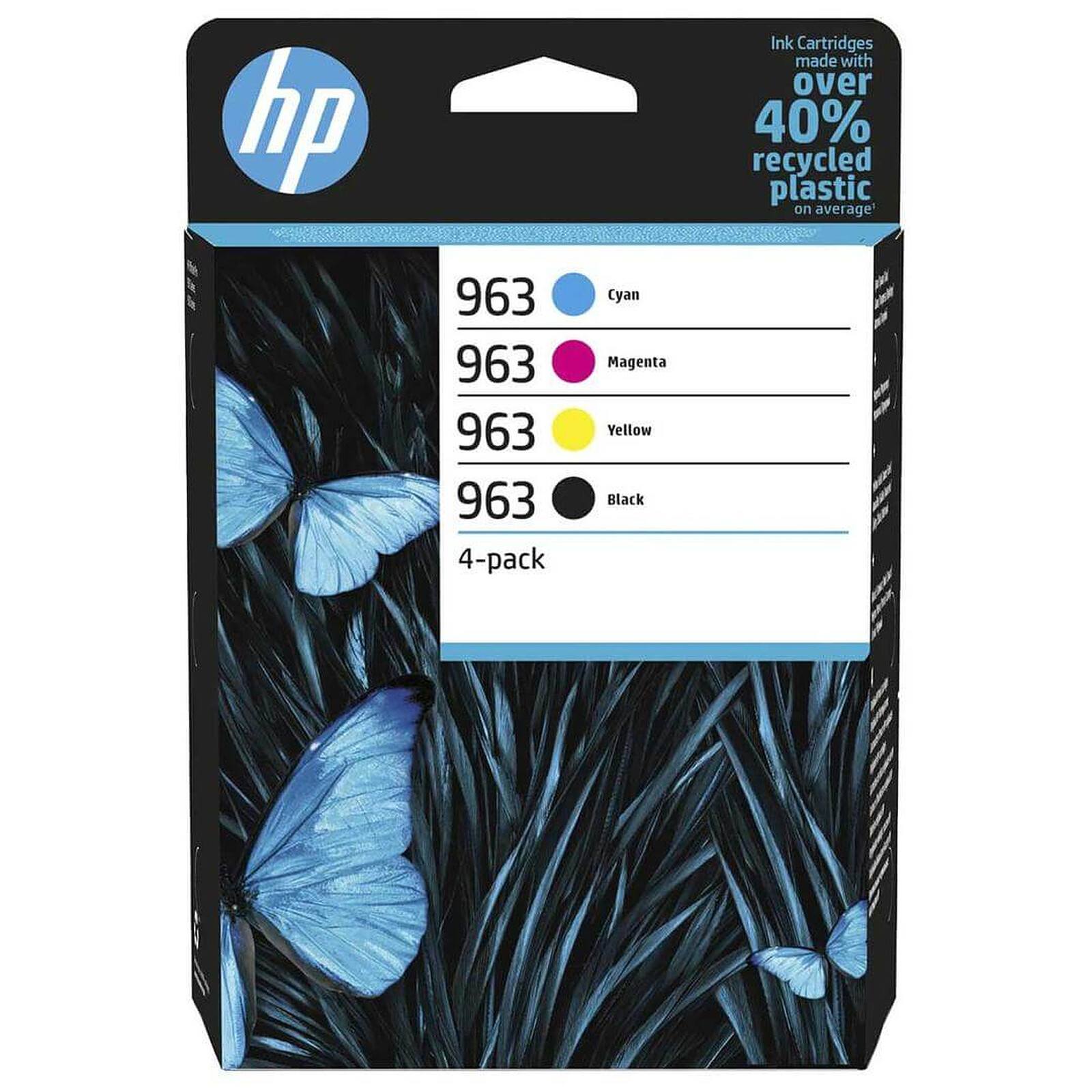 Cartouche d'encre HP 963 - Pack de 4 cartouches d'encre Noir/Cyan/Magenta/Jaune - Autre vue