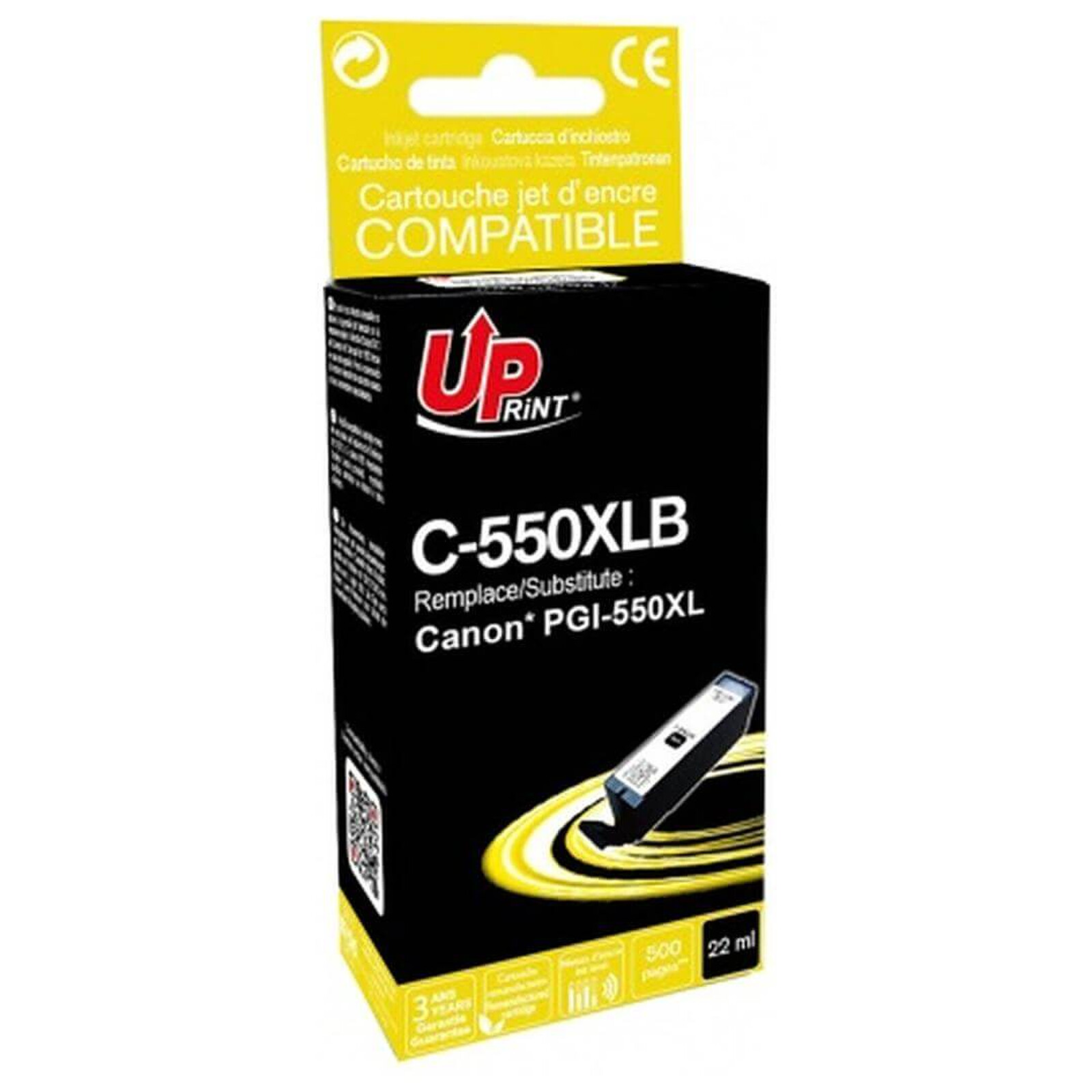 Cartouche d'encre UPrint C-550XL - Noir - Autre vue