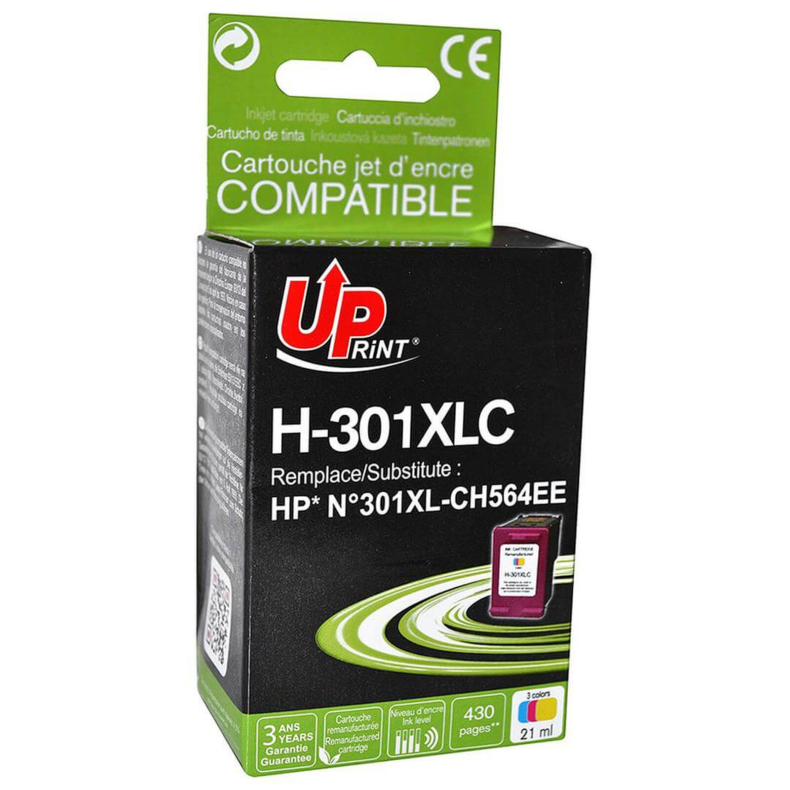Cartouche d'encre UPrint 301XL  - Autre vue