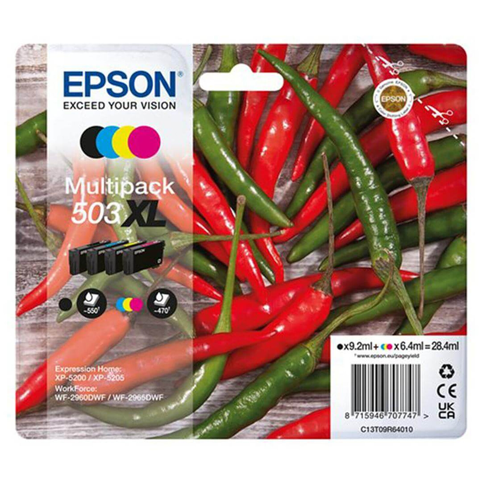 Cartouche d'encre Epson Multipack Piment 503XL - Autre vue
