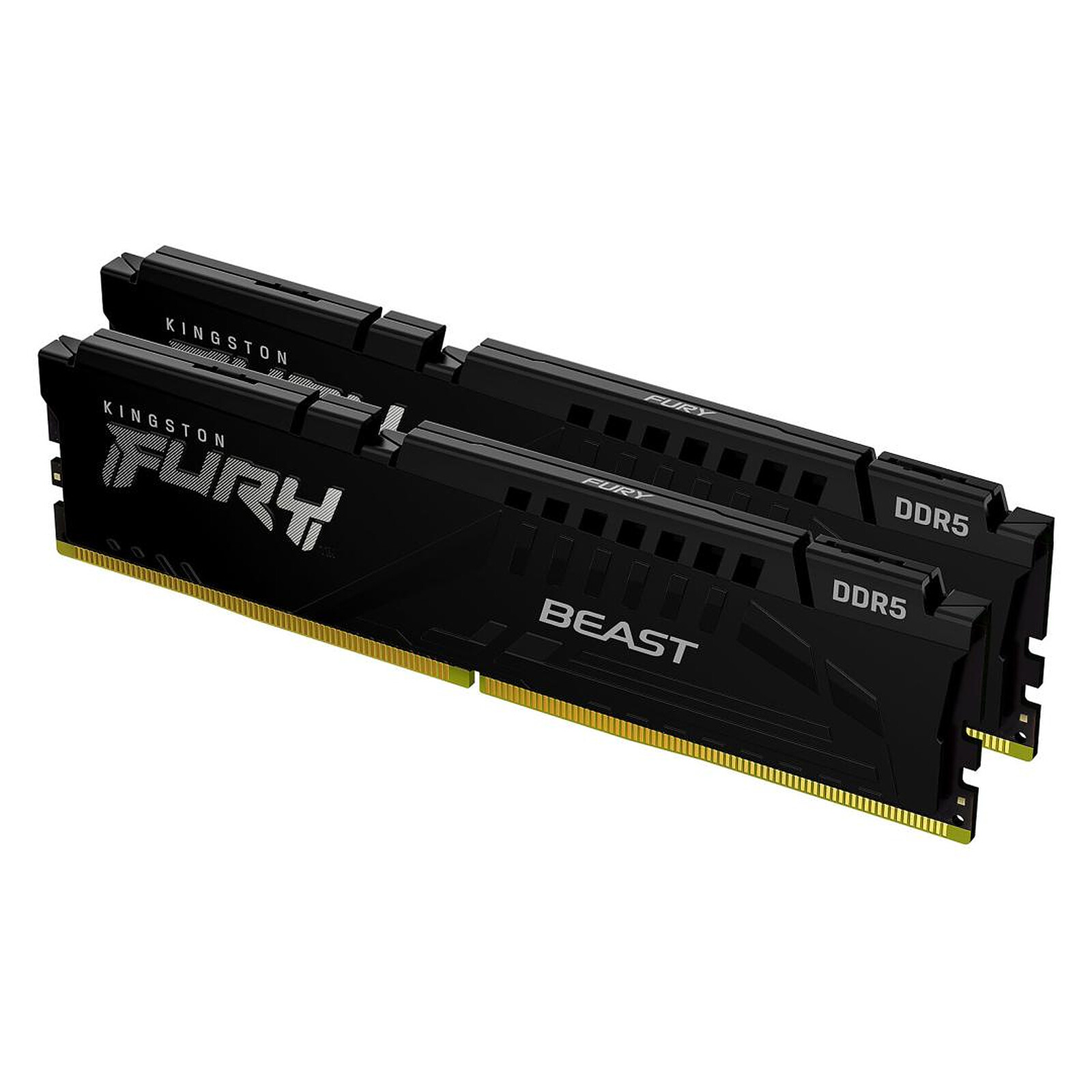 Mémoire RAM Kingston Fury Beast - 2 x 32 Go (64 Go) - DDR5 5600 MHz - CL36 - Autre vue