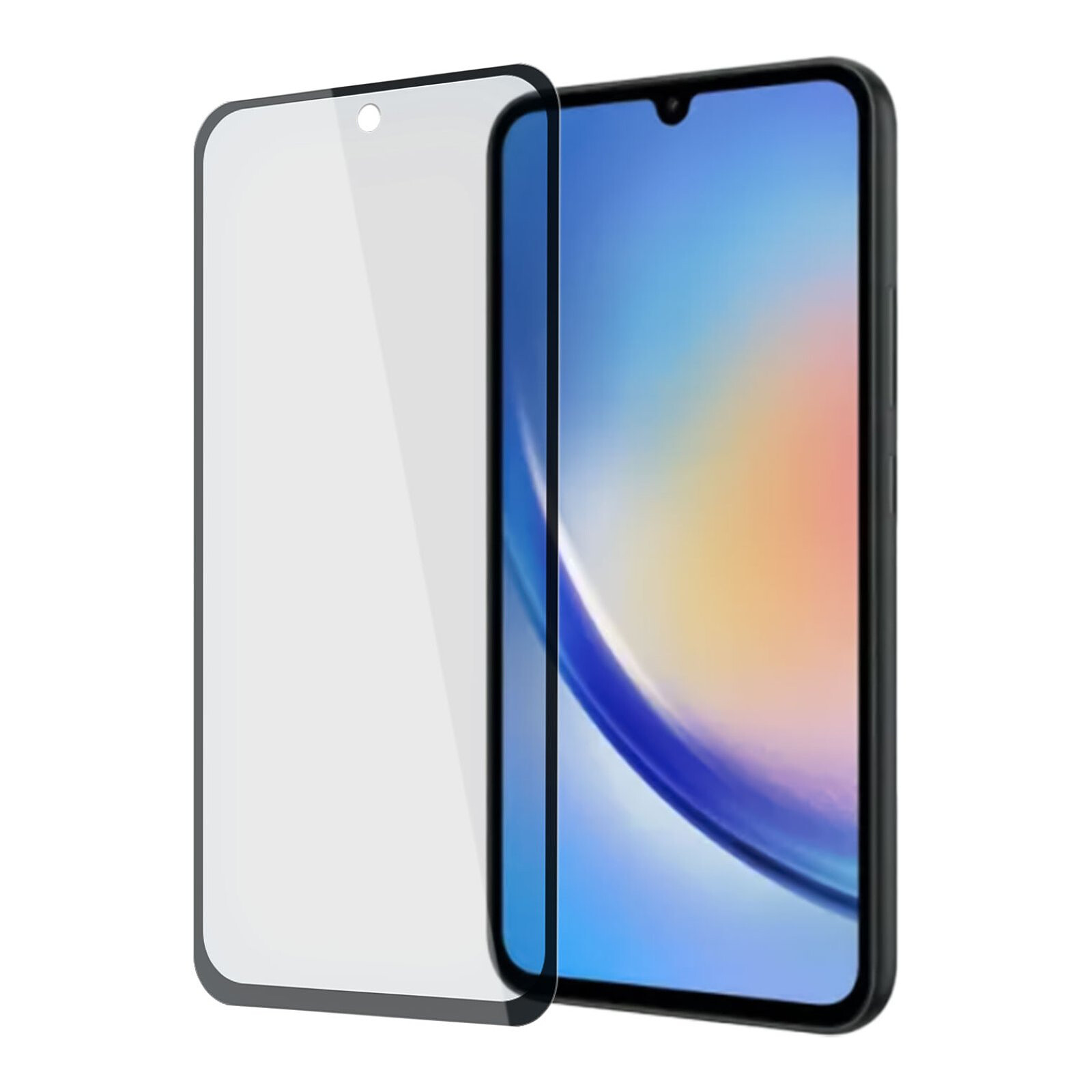 Protection d'écran Akashi Film Verre Trempé Premium - Samsung  Galaxy A34 - Autre vue