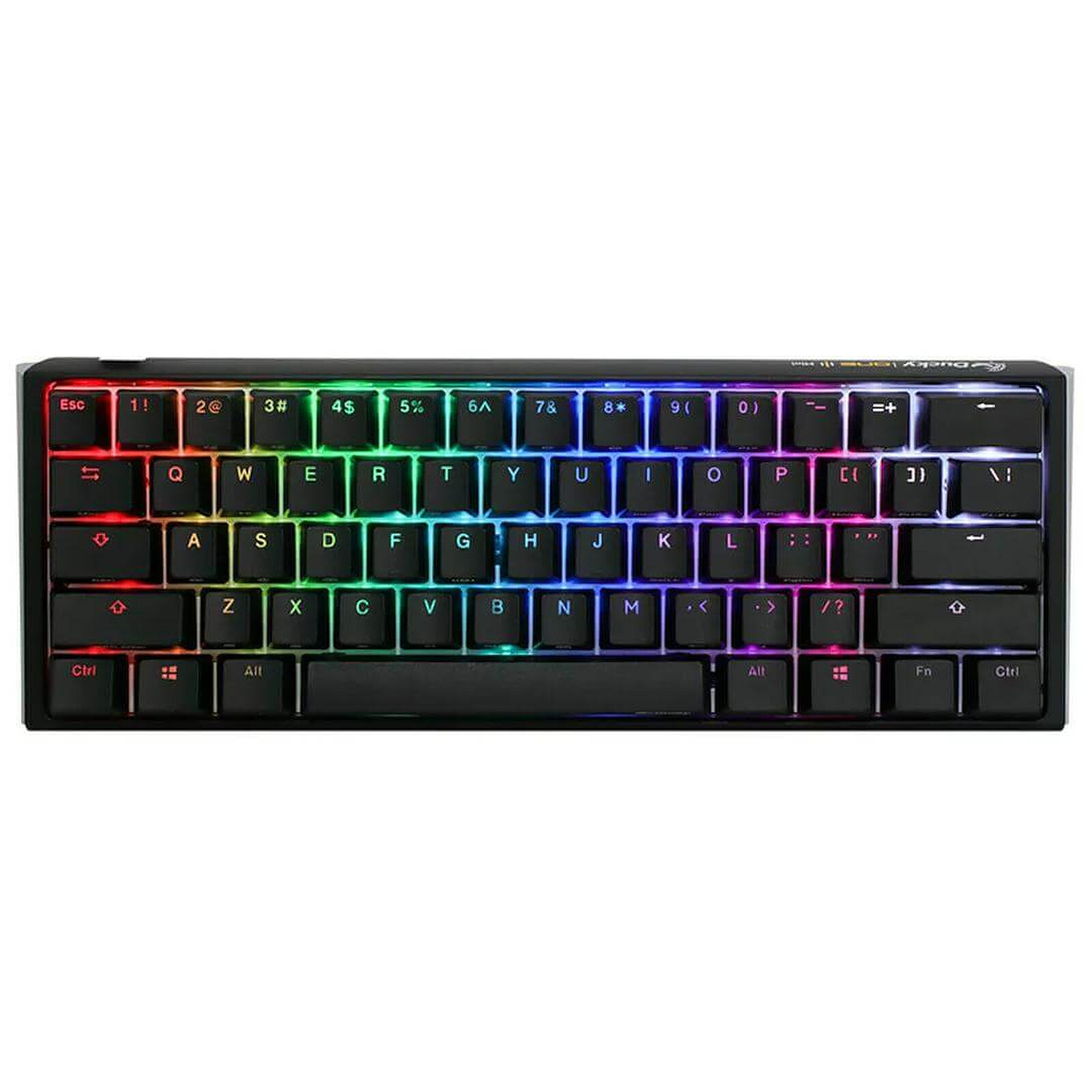 Clavier PC Ducky Channel One 3 Mini - Black  - Cherry MX Red - Autre vue