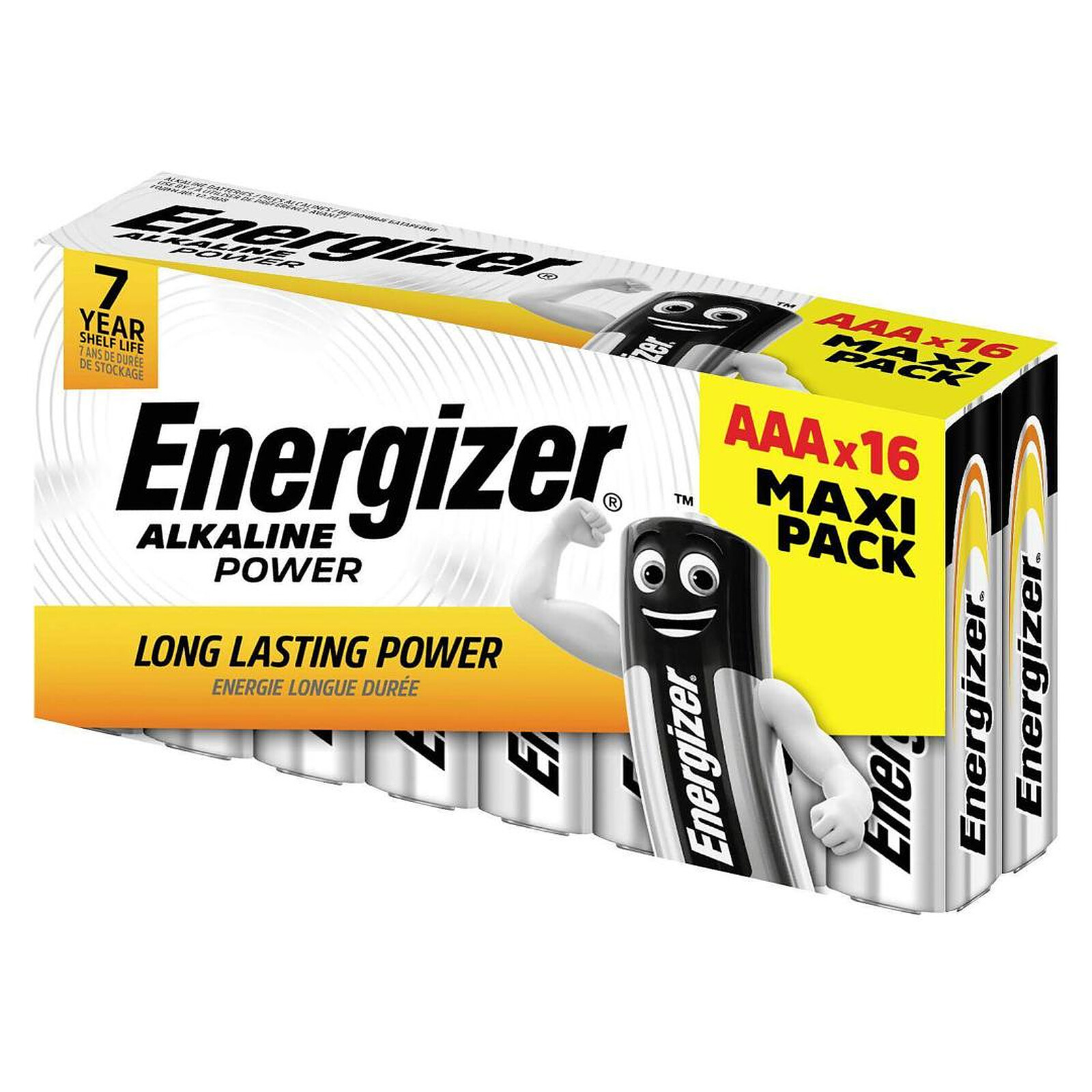 Pile et chargeur Energizer Alcaline Power AAA (par 16) - Autre vue