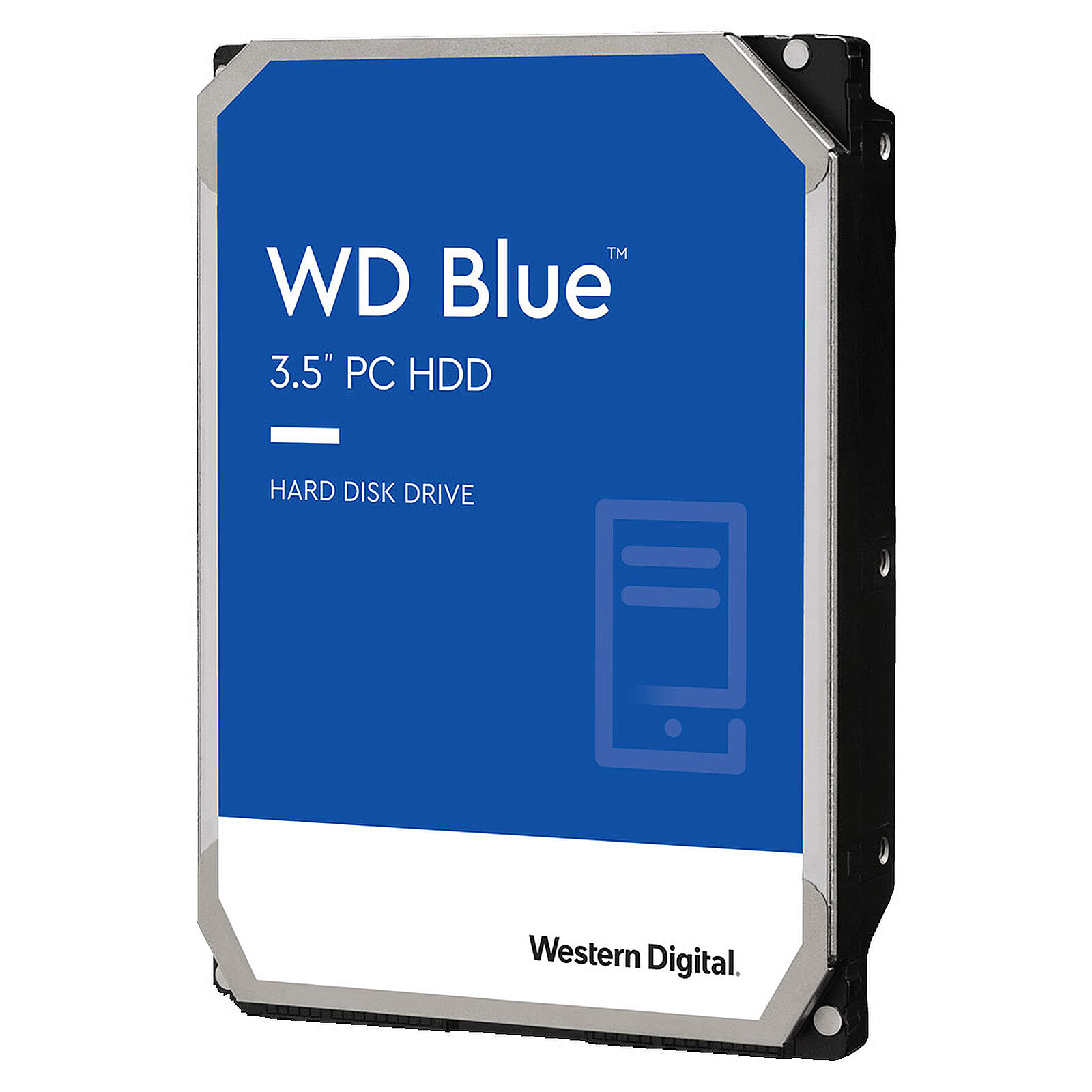 Disque dur interne Western Digital WD Blue - 6 To - 256 Mo - Version Bulk - Autre vue