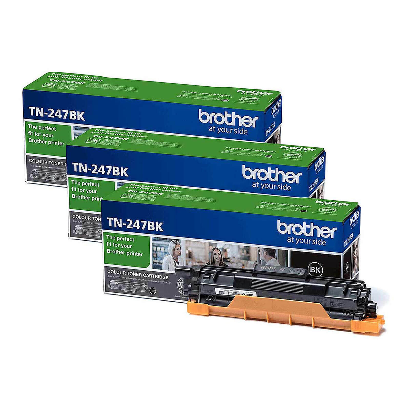 Toner Brother TN-247 - Noir Pack Trio - Autre vue