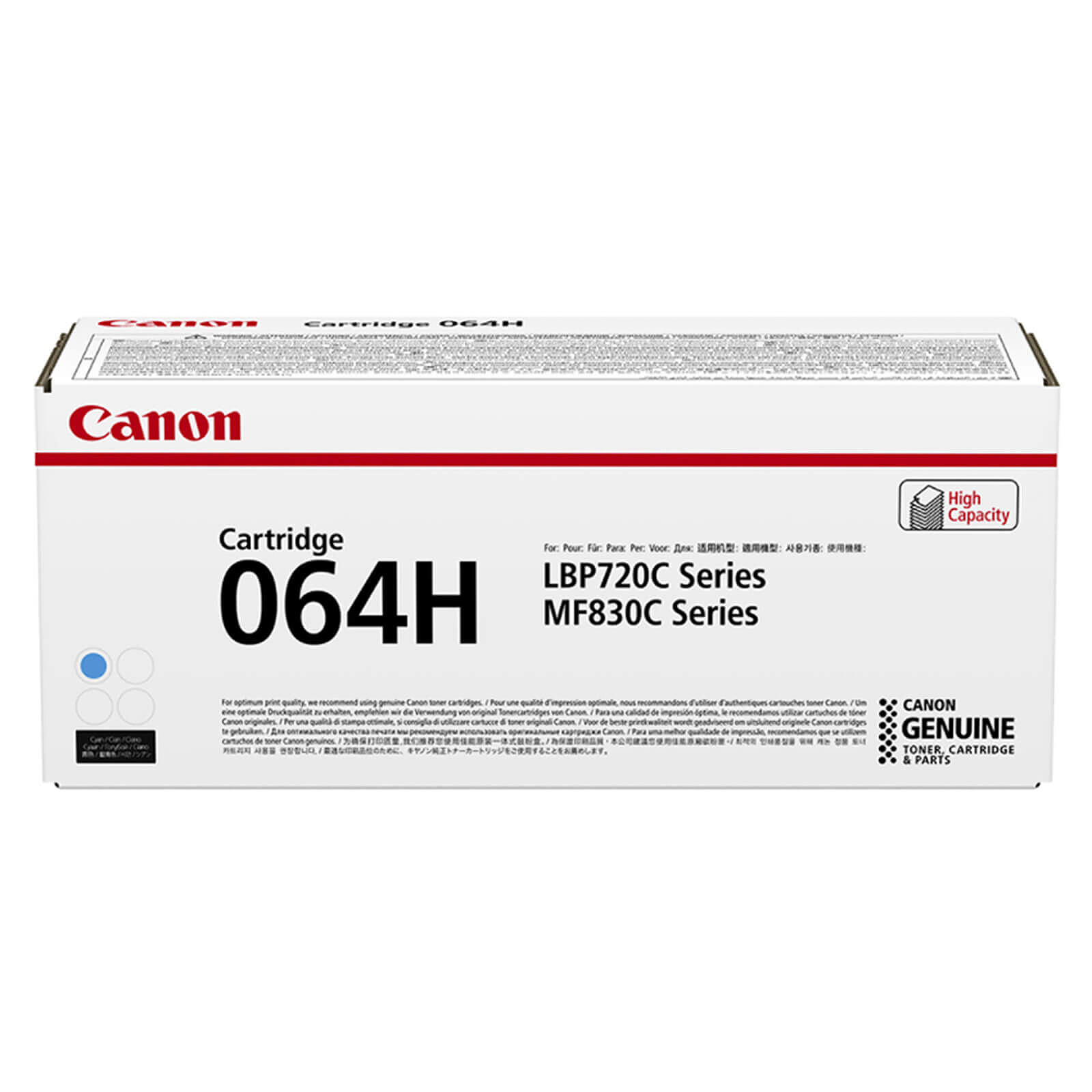 Toner Canon 064 H - Cyan - Autre vue