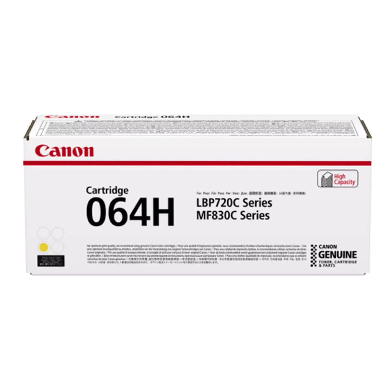 Toner Canon 064 H - Jaune - Autre vue