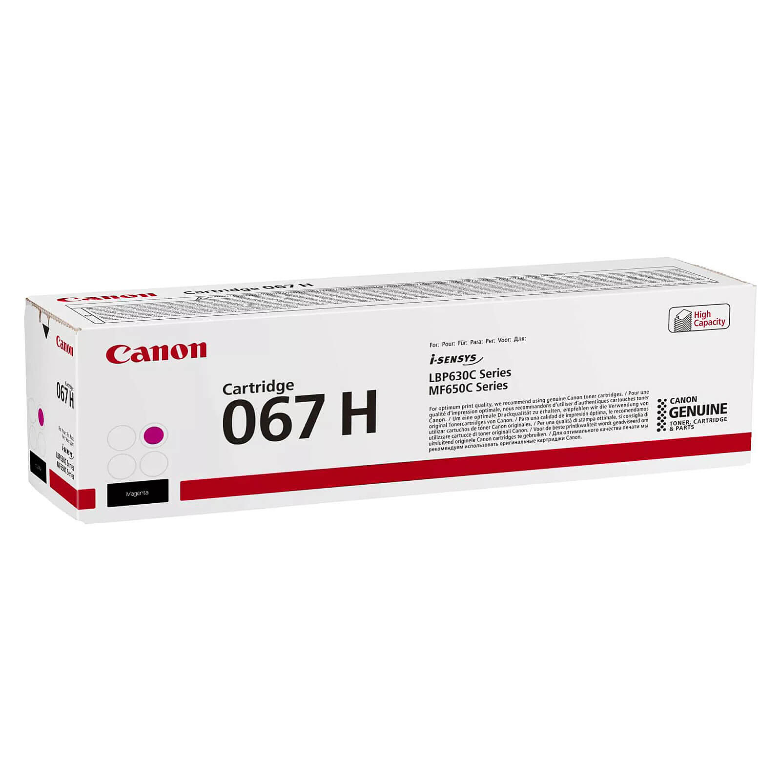 Toner Canon 067 H - Magenta - Autre vue