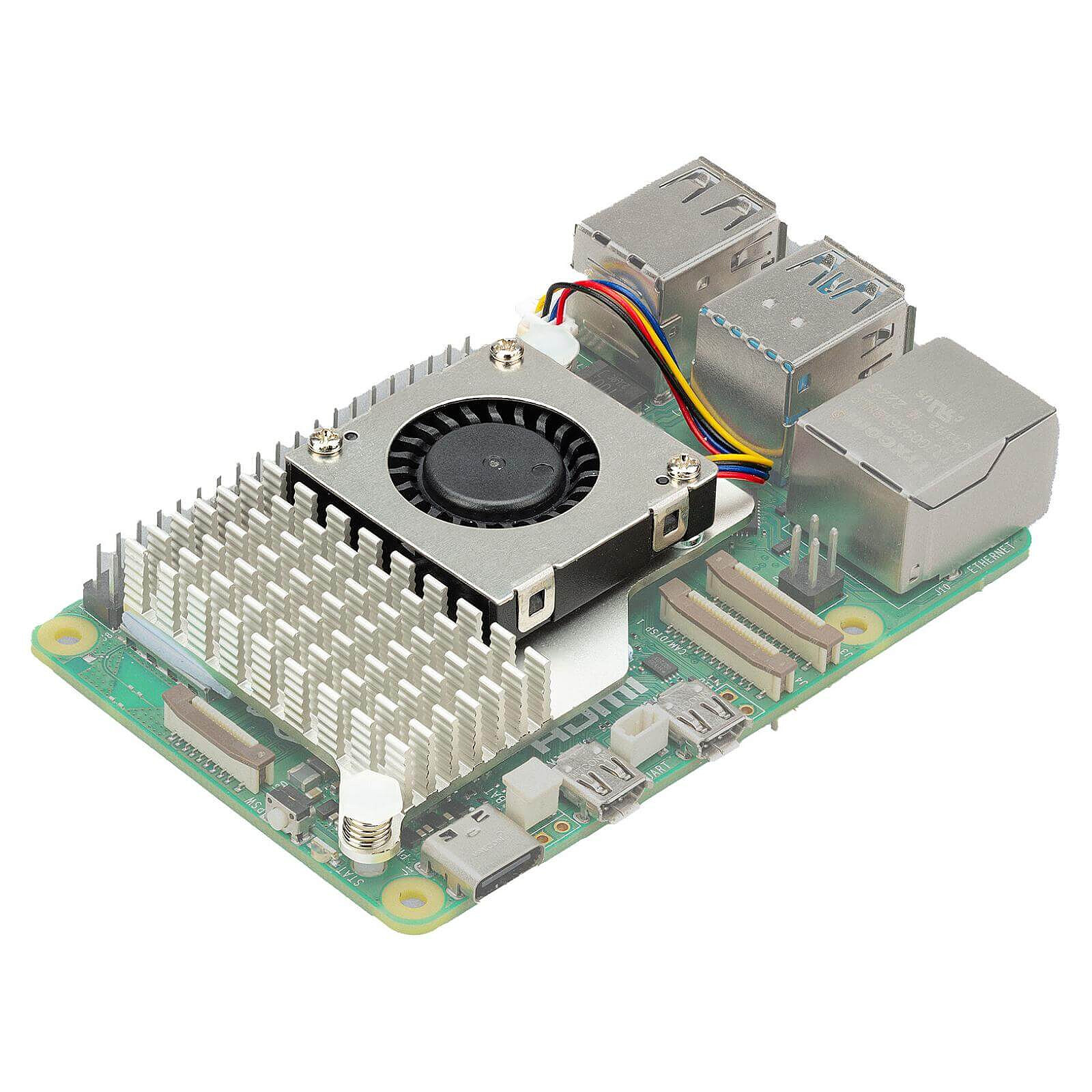 Accessoires Raspberry Pi Ventilateur dissipateur pour Raspberry Pi 5  - Autre vue
