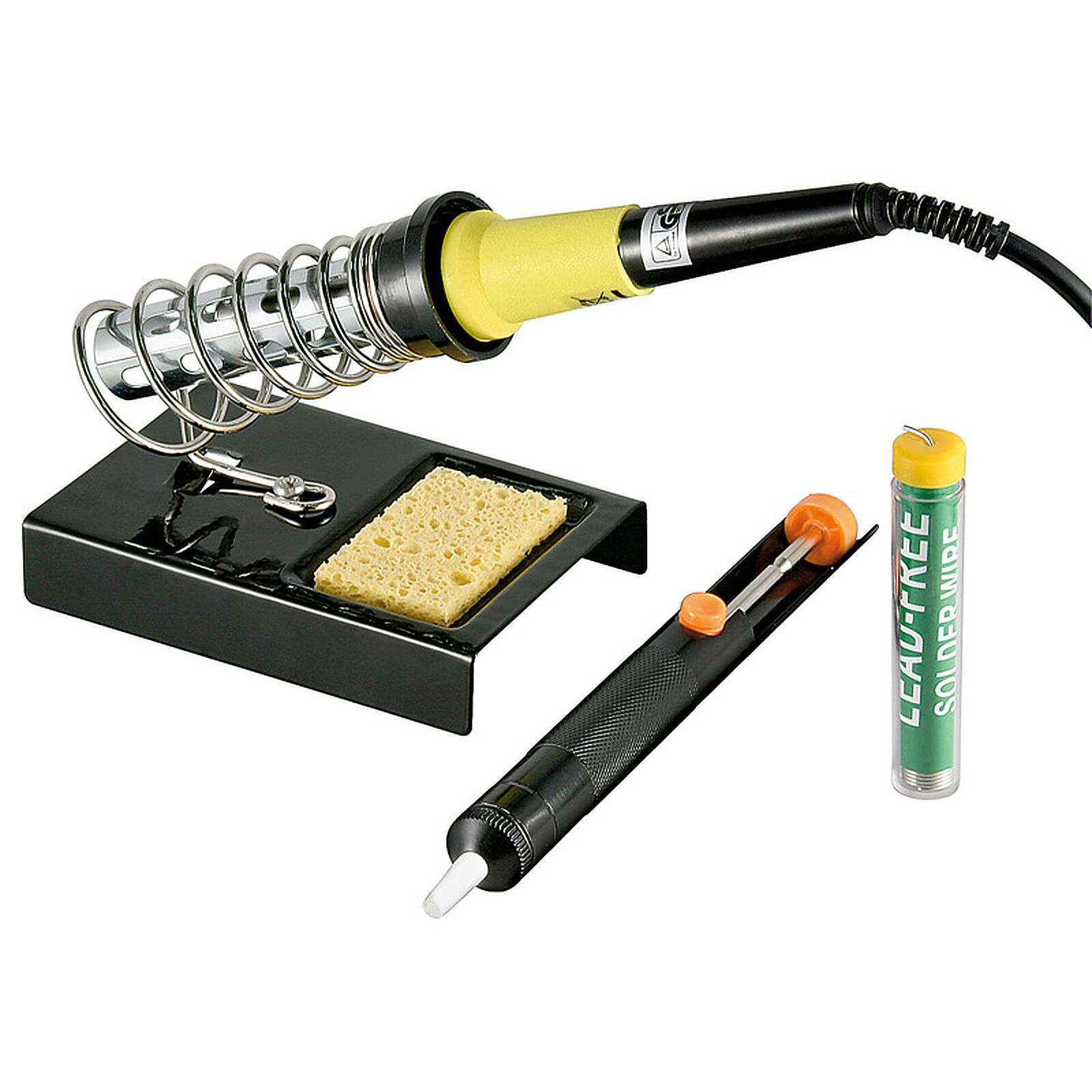 Outillage Kit de soudure (fer à souder + support + soudure + pompe) - Autre vue