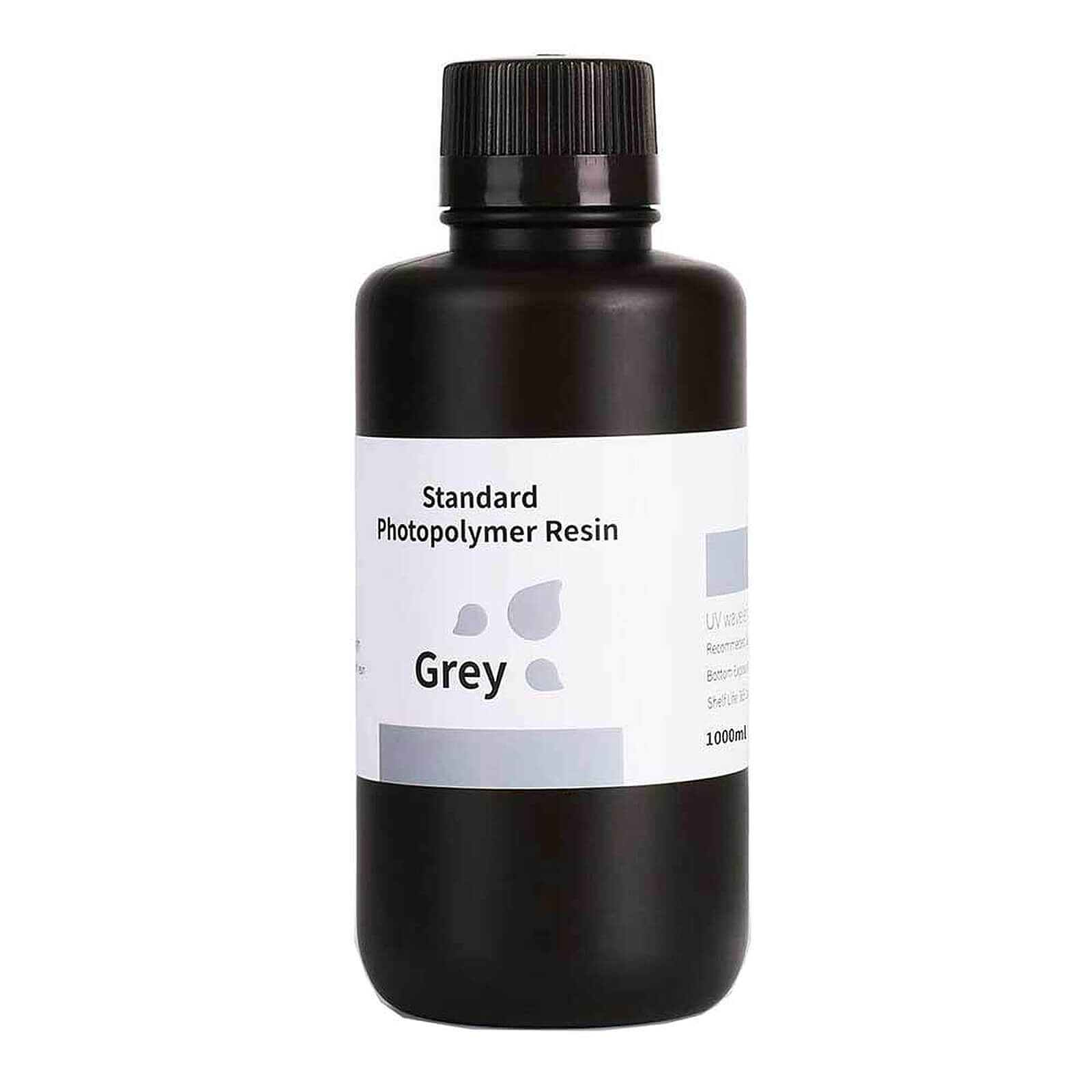 Résine 3D Elegoo Résine LCD Photopolymère Standard Gris - 1 000 g - Autre vue