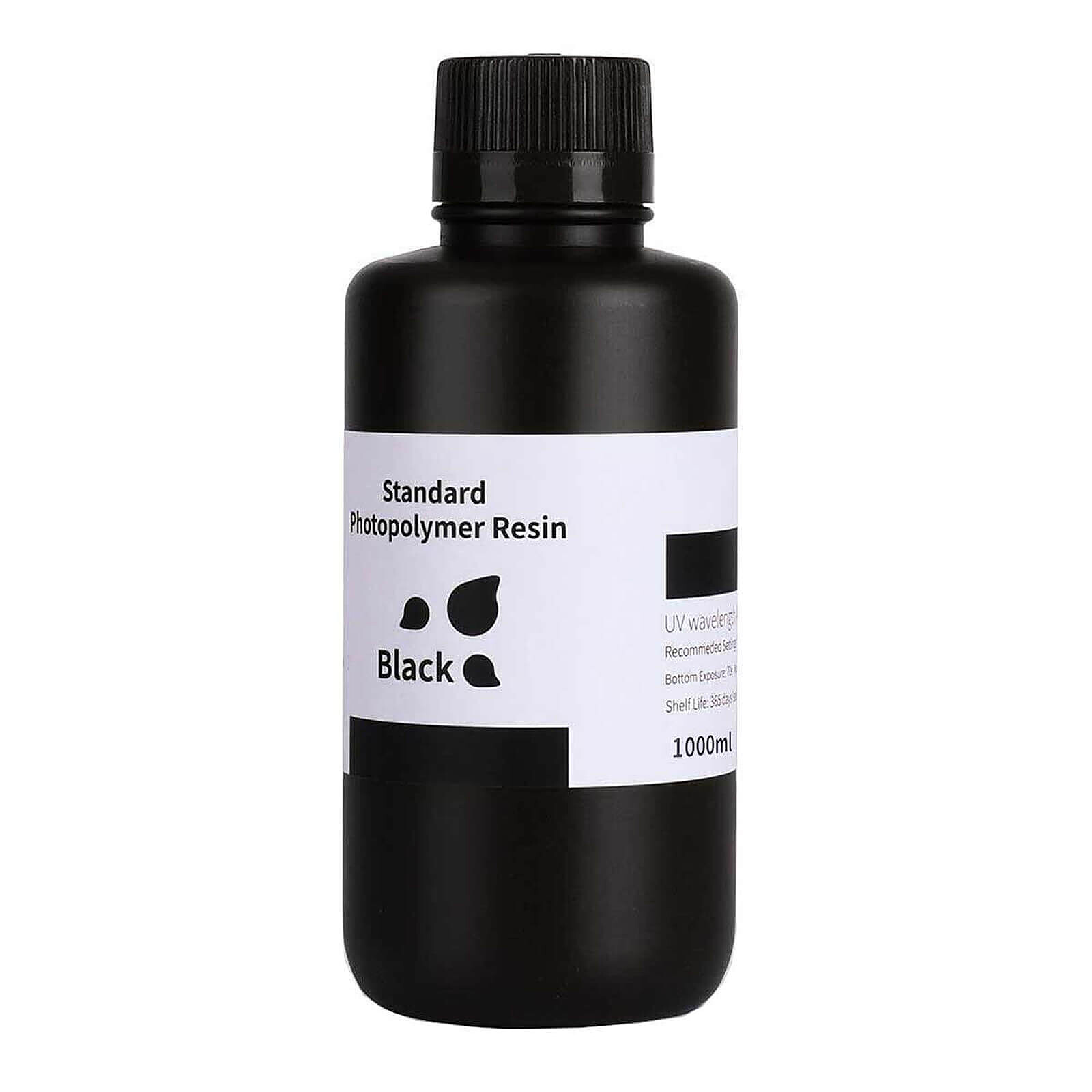Résine 3D Elegoo Résine LCD Photopolymère Standard Noir - 1 000 g  - Autre vue