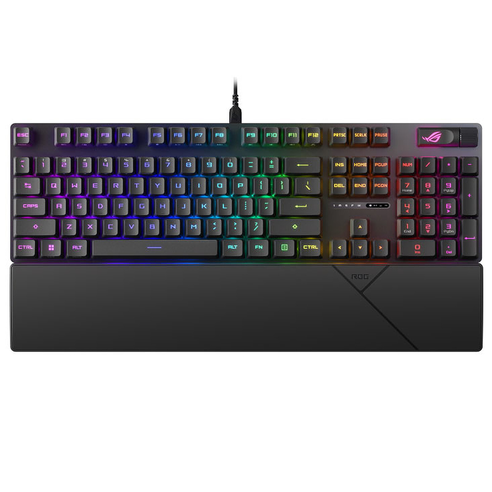 Clavier PC Asus ROG Strix Scope II RX - Asus ROG RX Red - Autre vue