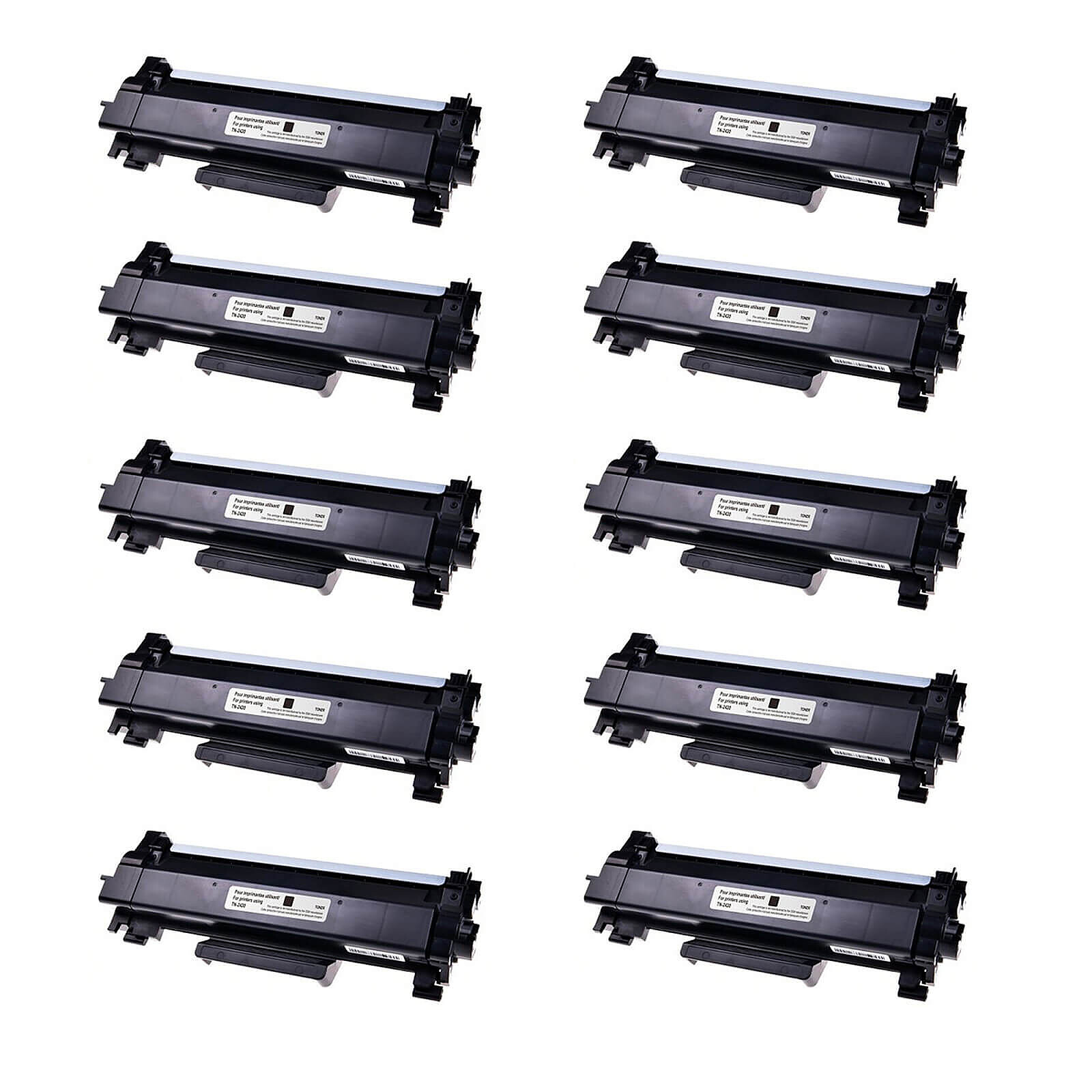 Toner Brother B.2420 - Noir Pack x10 - Autre vue