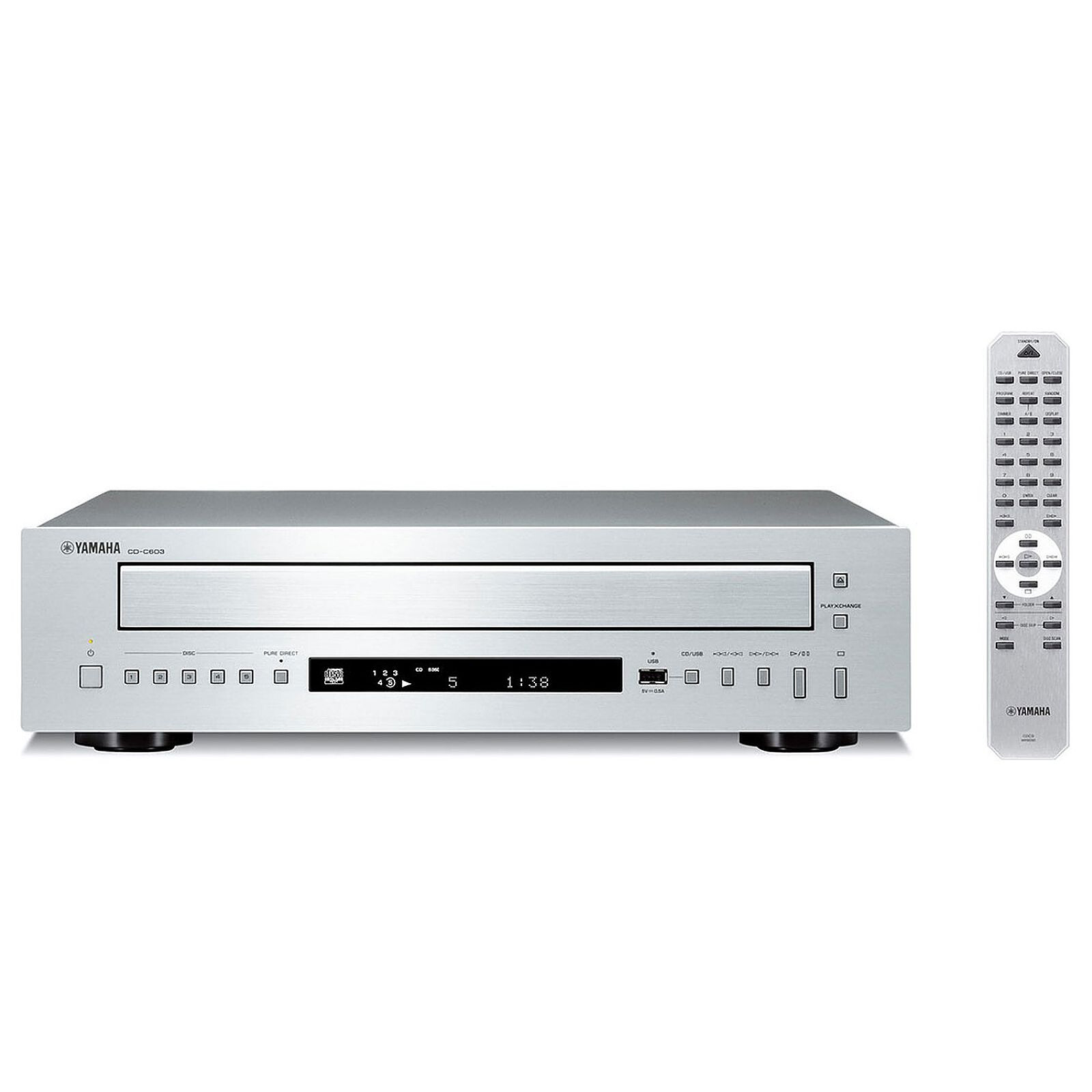 Platine CD Yamaha CD-S603 Argent - Autre vue