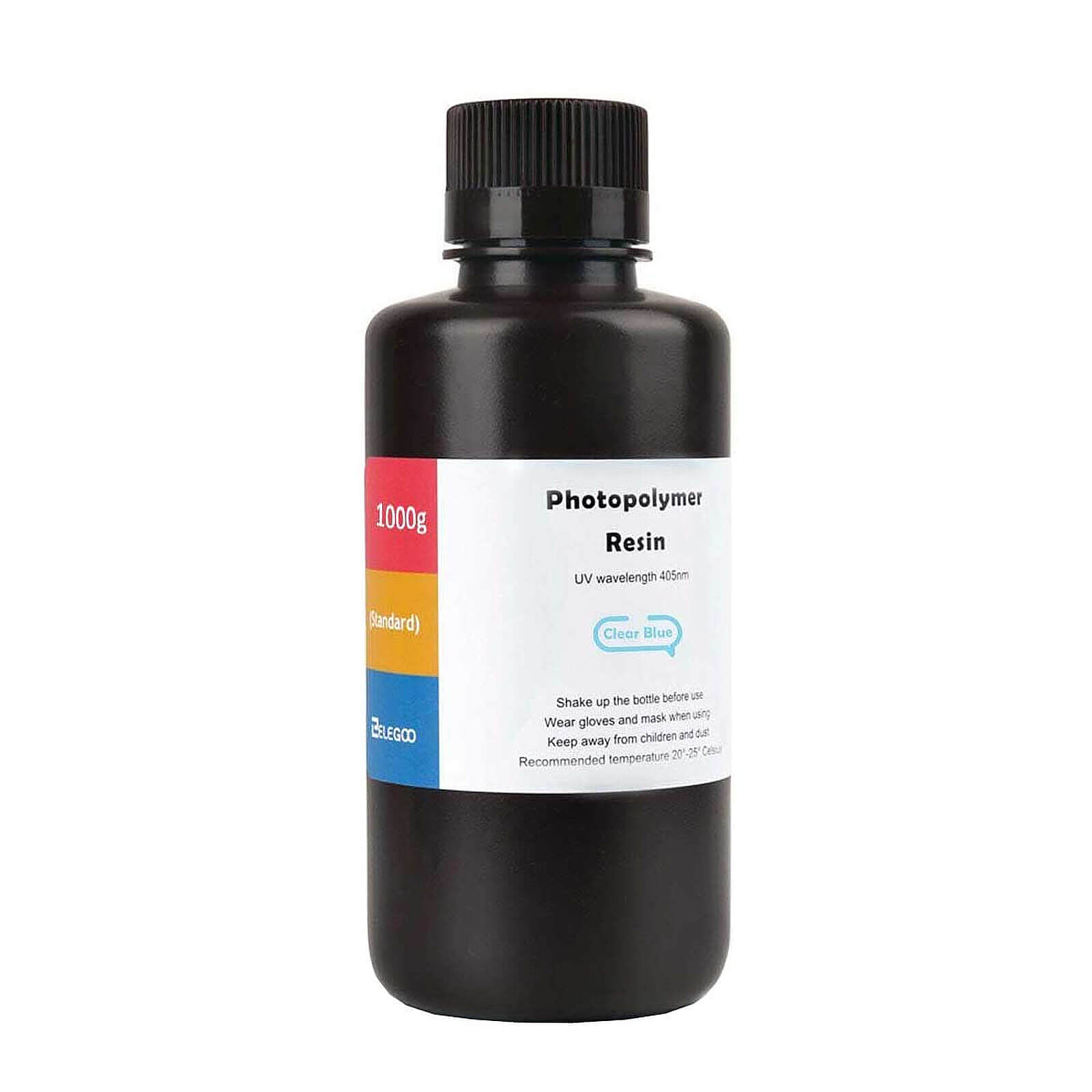 Résine 3D Elegoo Résine Photopolymère LCD ABS-Like Standard Bleu Clair - 1 000 g - Autre vue