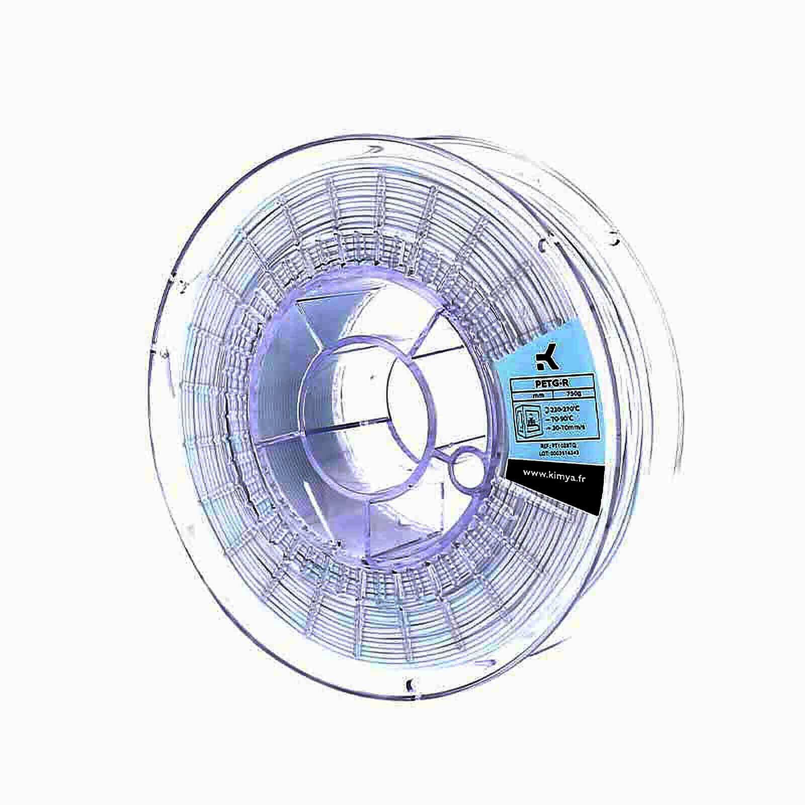 Filament 3D Kimya PETG-R - Blanc 2.85mm - Autre vue