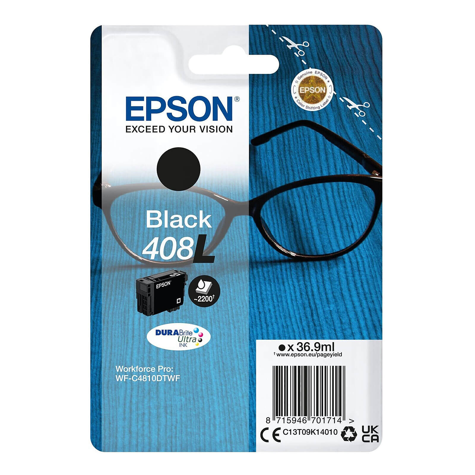 Cartouche d'encre Epson 408L Noir - Autre vue