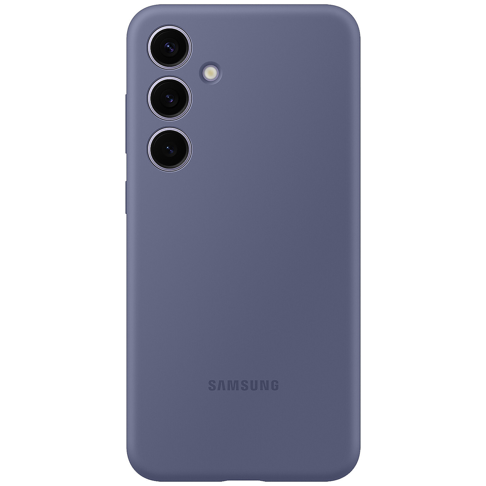 Coque et housse Samsung Coque Silicone Violet Galaxy S24+ - Autre vue