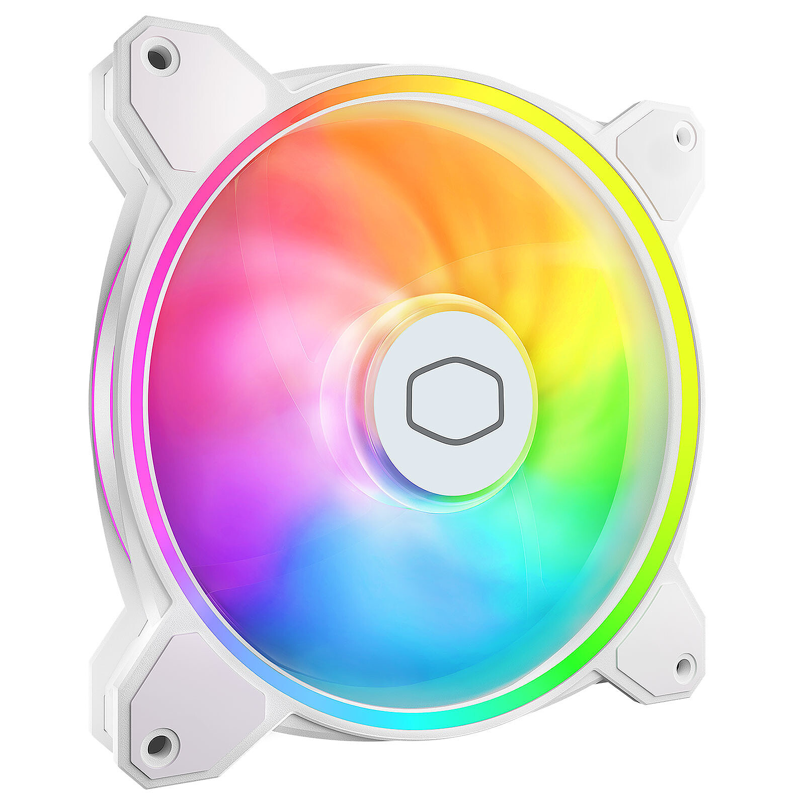 Ventilateur Boîtier Cooler Master MasterFan MF140 Halo 2 - Blanc - Occasion - Autre vue