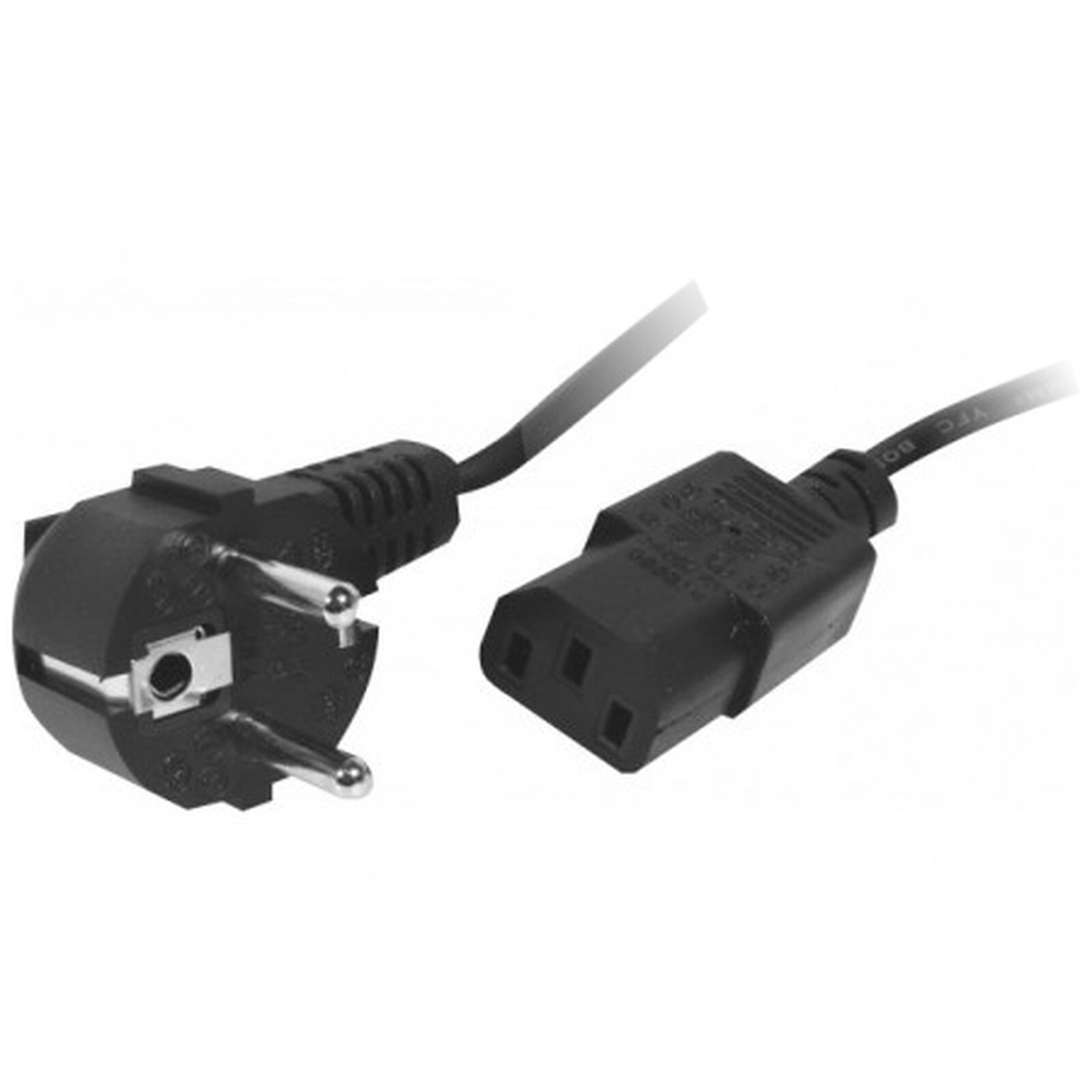 Câble Secteur Câble d'alimentation pour PC, moniteur et onduleur - 1,2 m - Autre vue