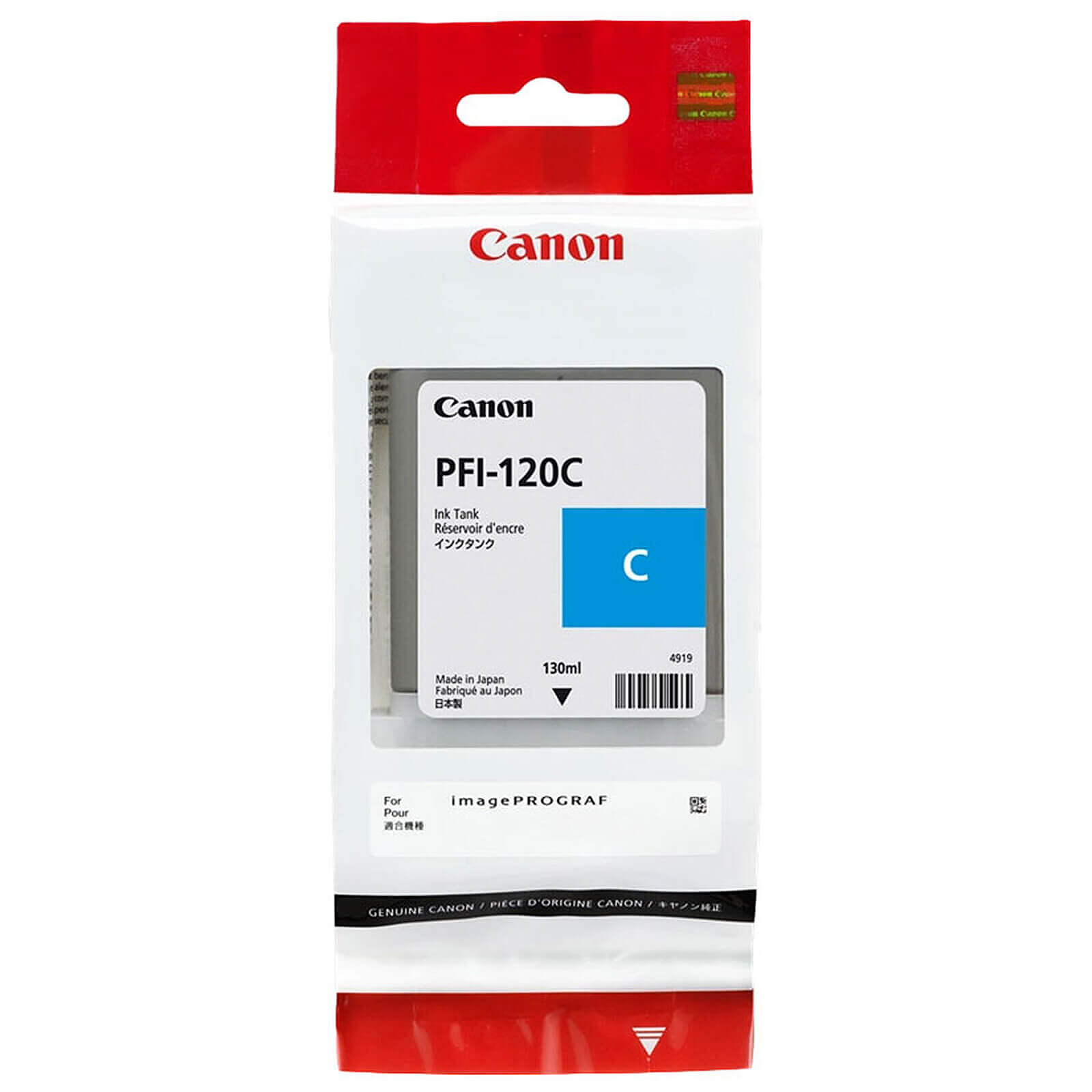 Cartouche d'encre Canon PFI-120 - Cyan - Autre vue