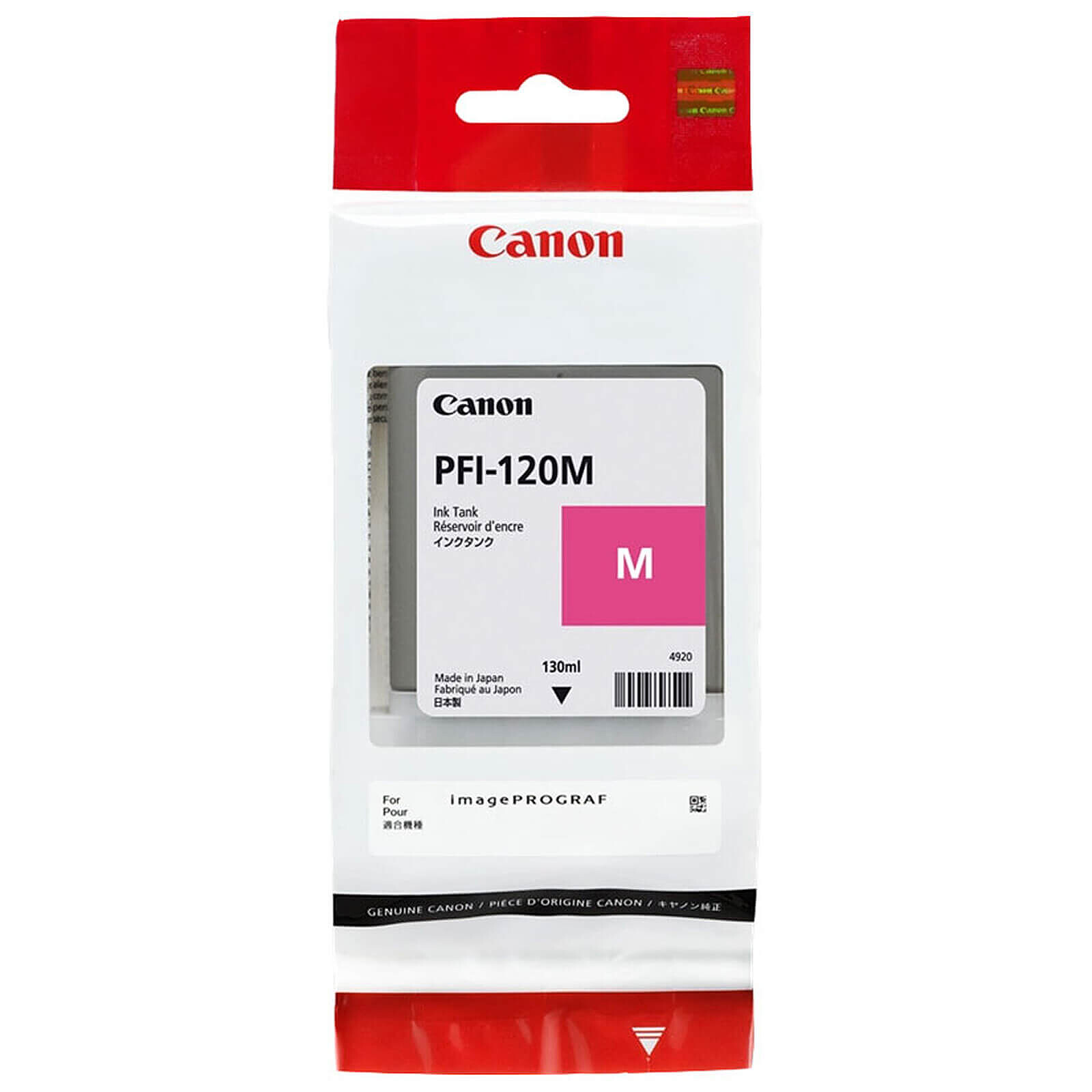 Cartouche d'encre Canon PFI-120 - Magenta - Autre vue