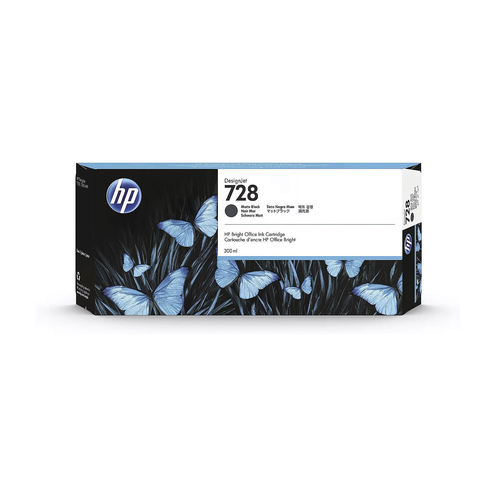 Cartouche d'encre HP 728 - Noir Mat - Autre vue